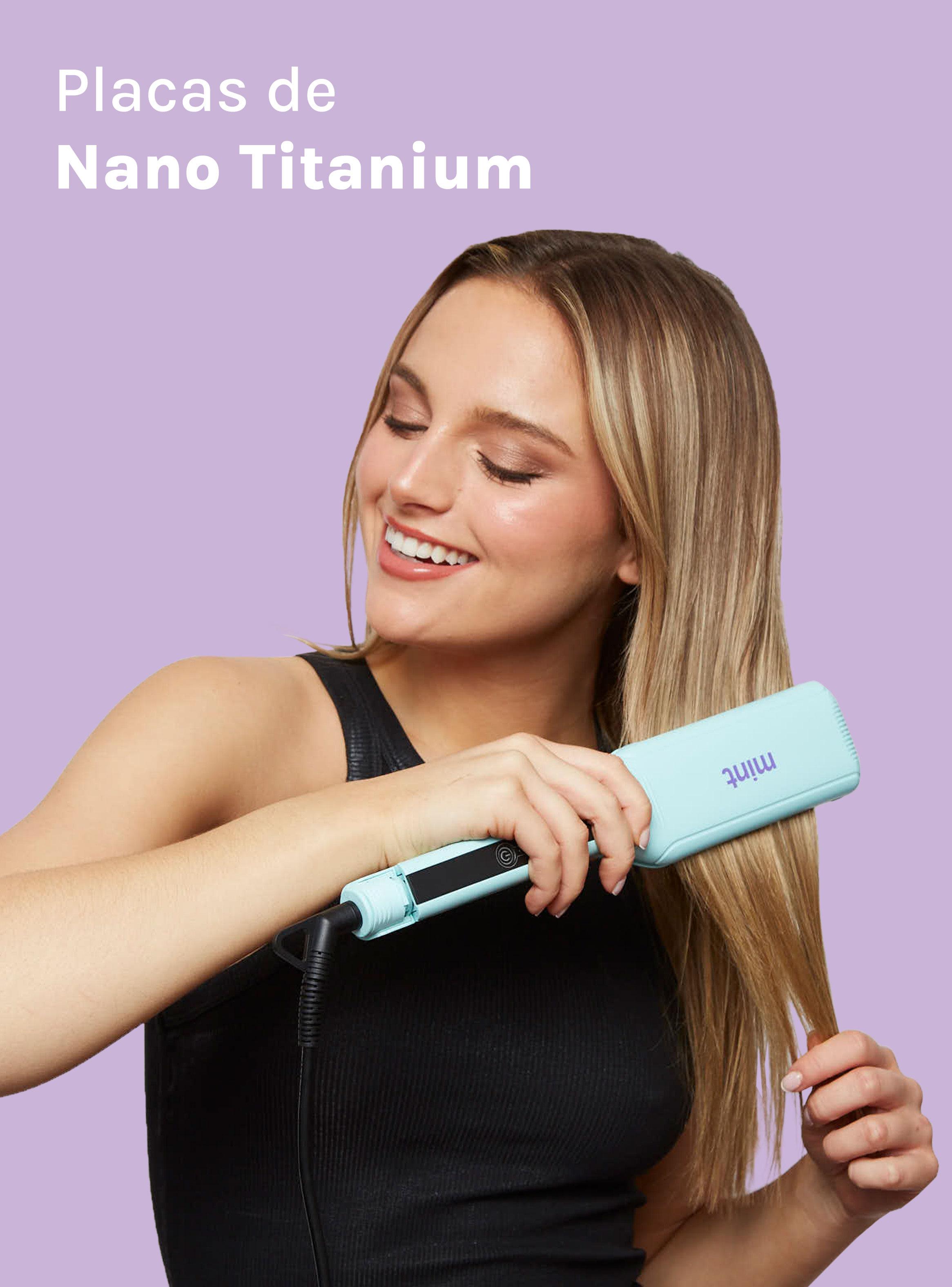 Alisador de Pelo Ultra Wide MHR-023 Celeste-6