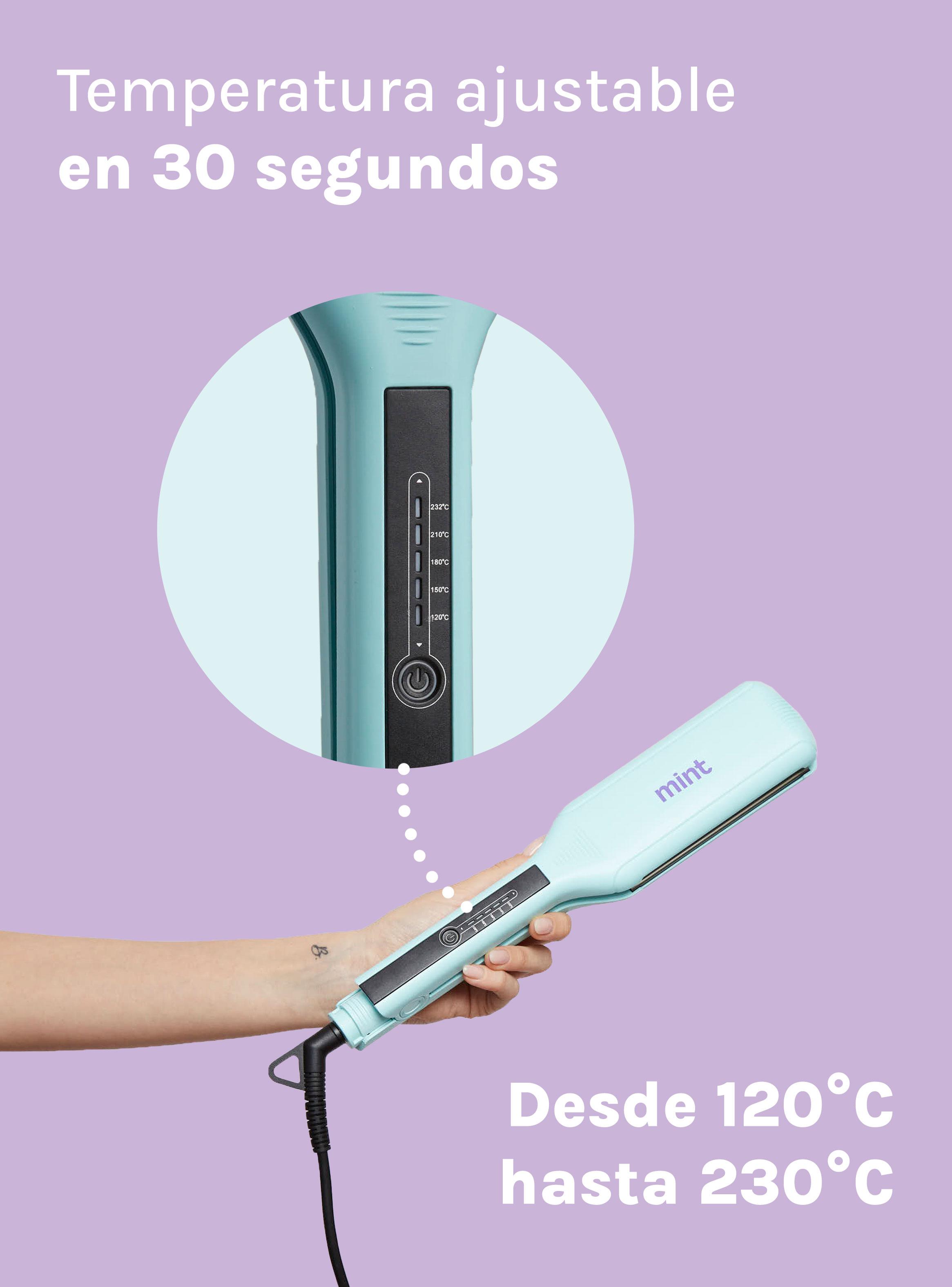 Alisador de Pelo Ultra Wide MHR-023 Celeste-5