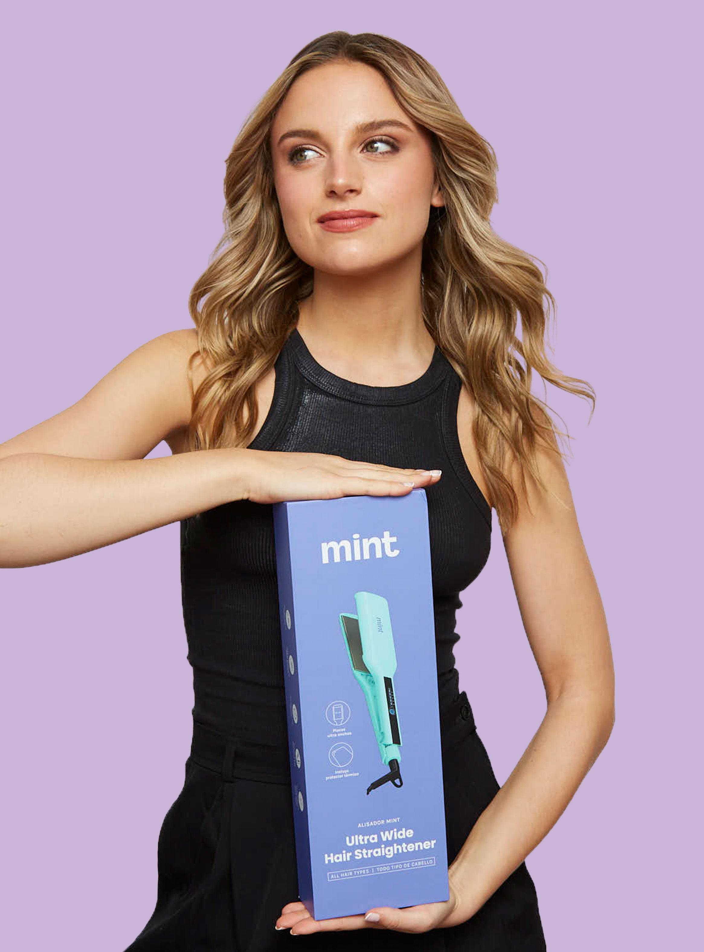 Alisador de Pelo Ultra Wide MHR-023 Celeste-8