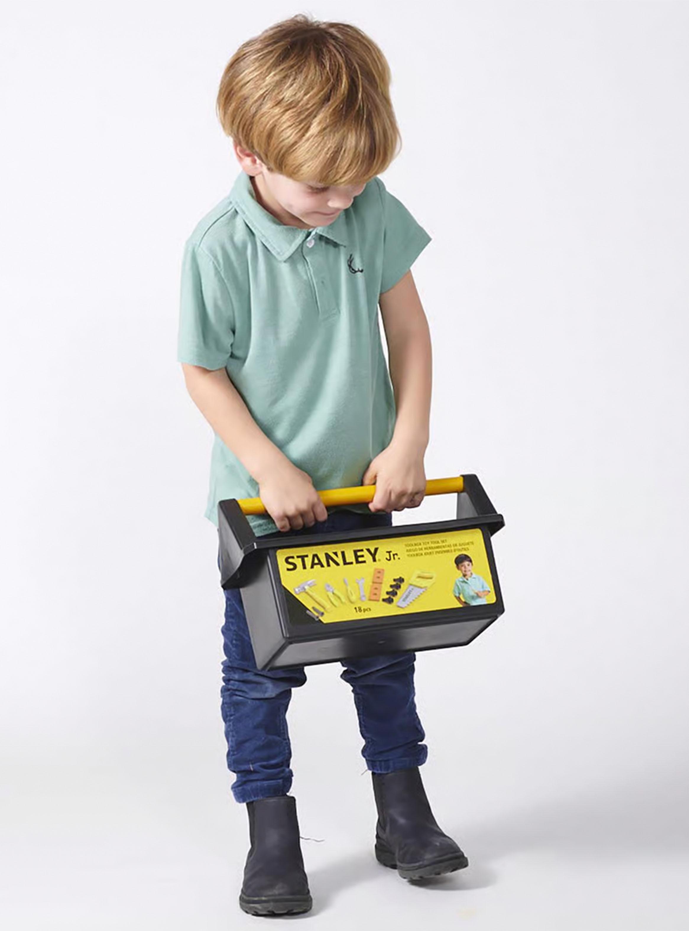 Caja de Herramientas de Juguete Stanley Jr 18 Piezas-2