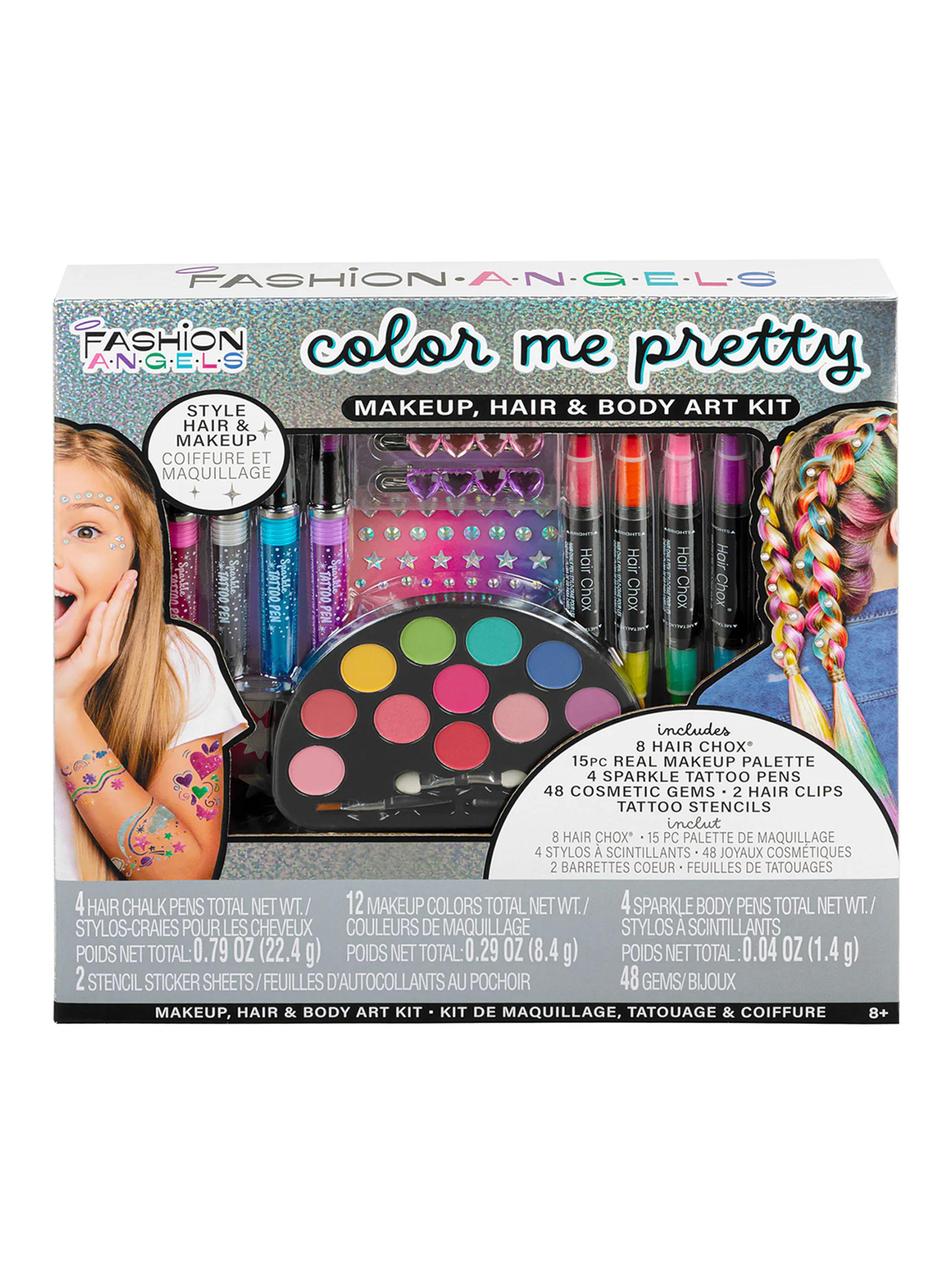 Kit de Maquillaje Peinado y Arte Corporal para Niñas-0