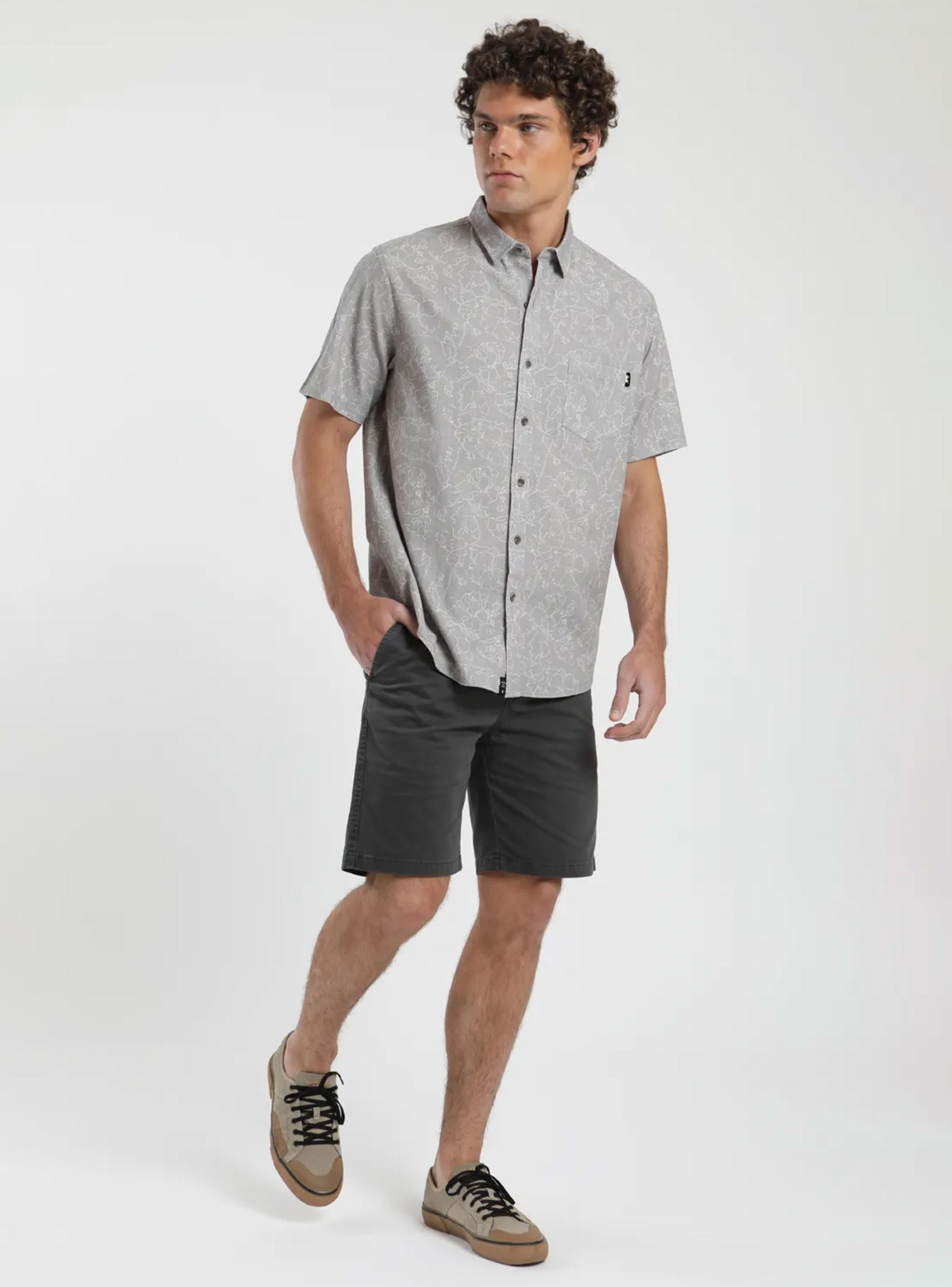 Camisa Full Print Flores Algodón Orgánico-3