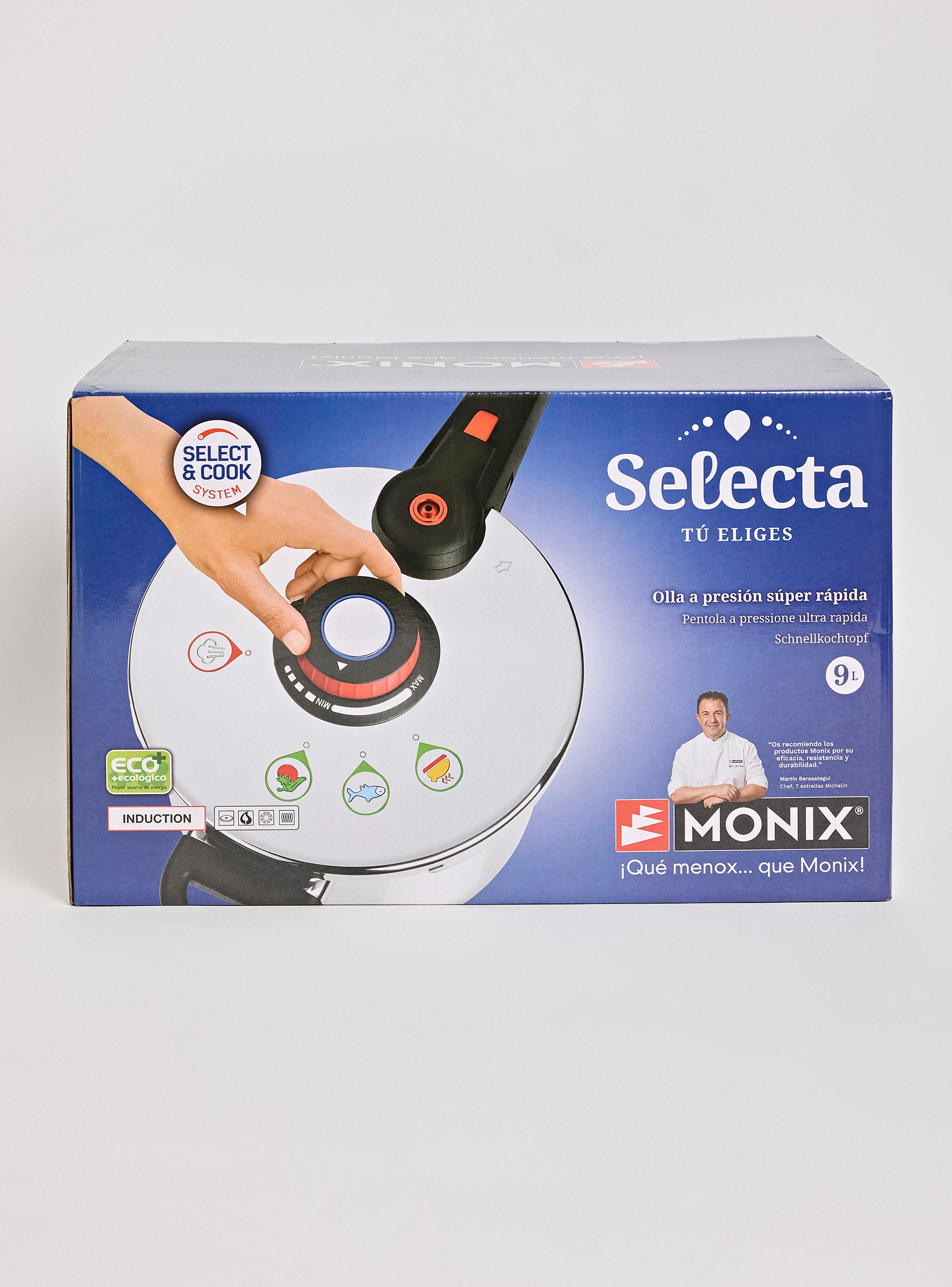 Olla a Presión Selecta Acero Inoxidable 9 Litros-2