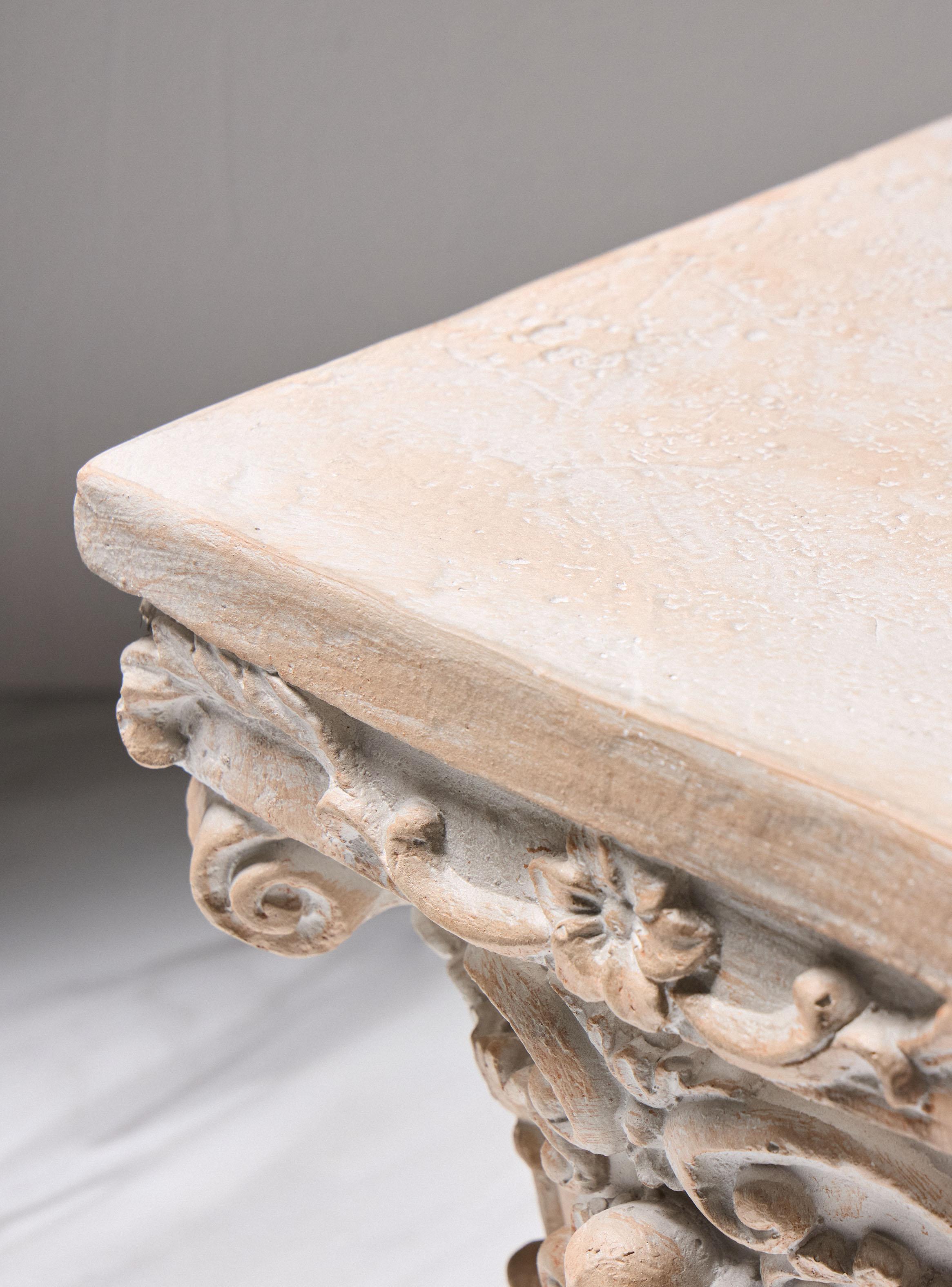 Pedestal Tallado Normandia 25 cm-2