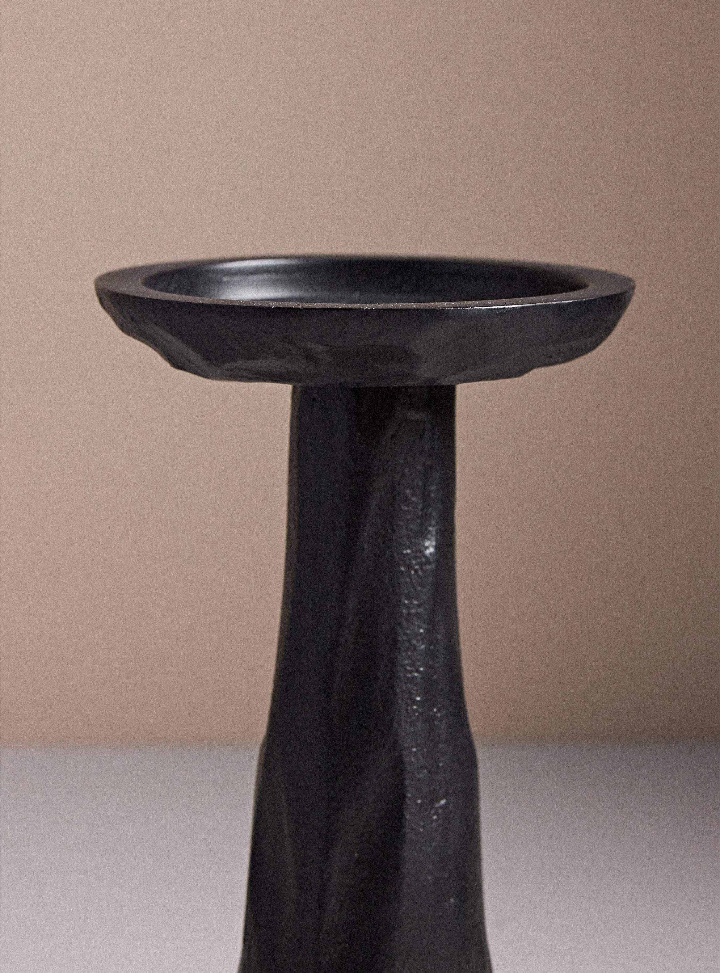 Candelabro Negro Wabi Sabi S-2