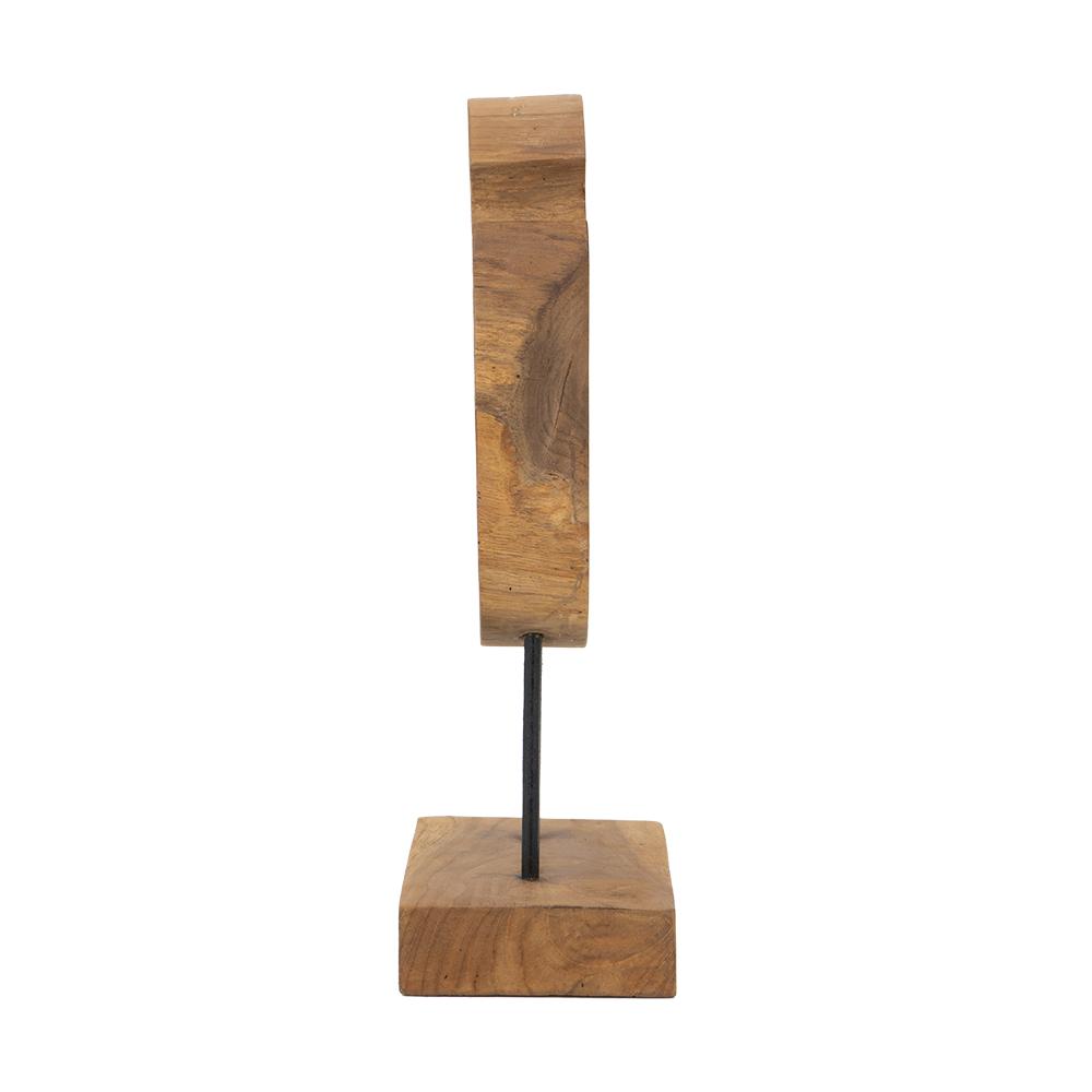 Escultura Teka Natural 35 cm-3