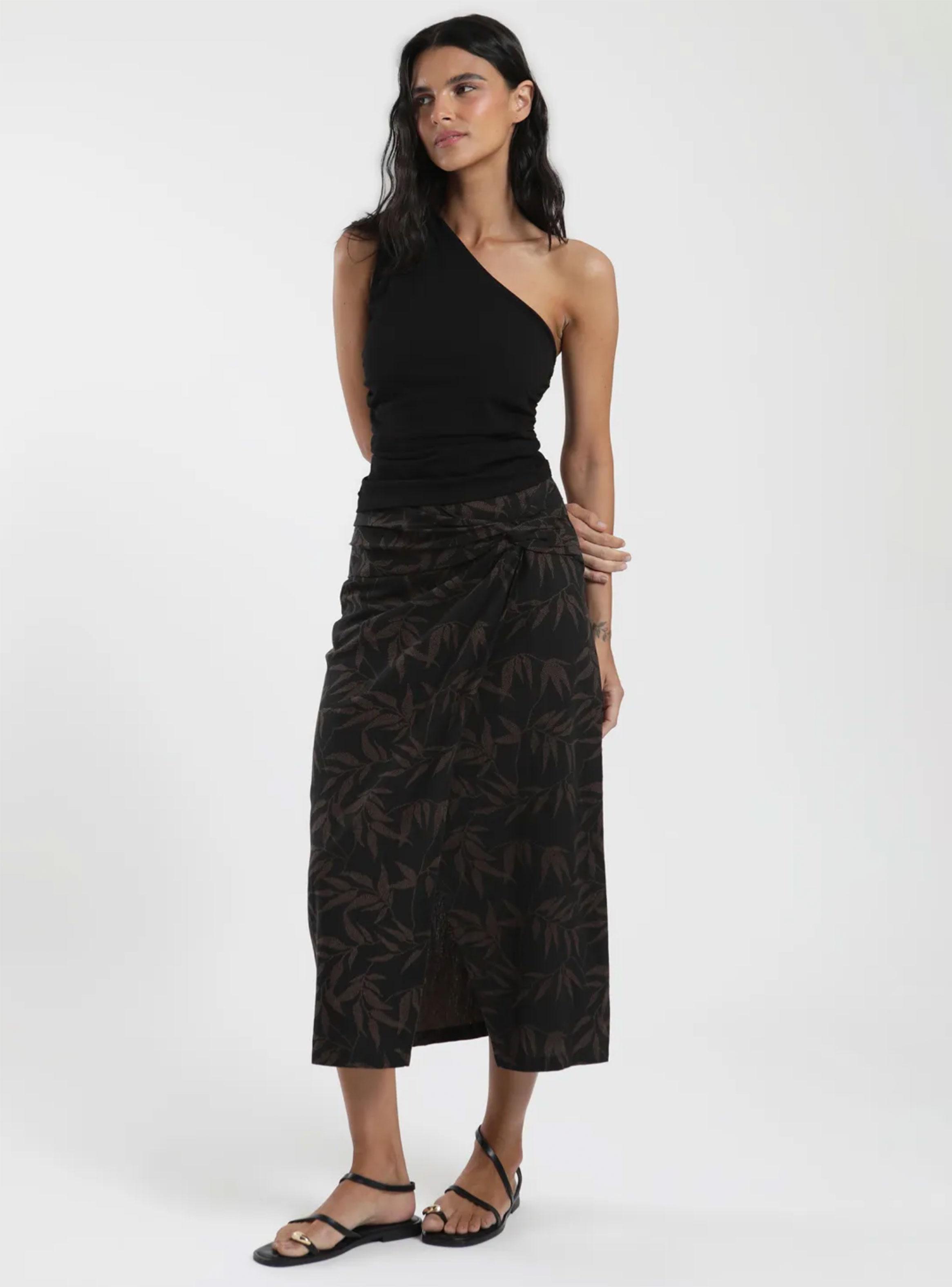 Polera Manga Corta Drapeada-3