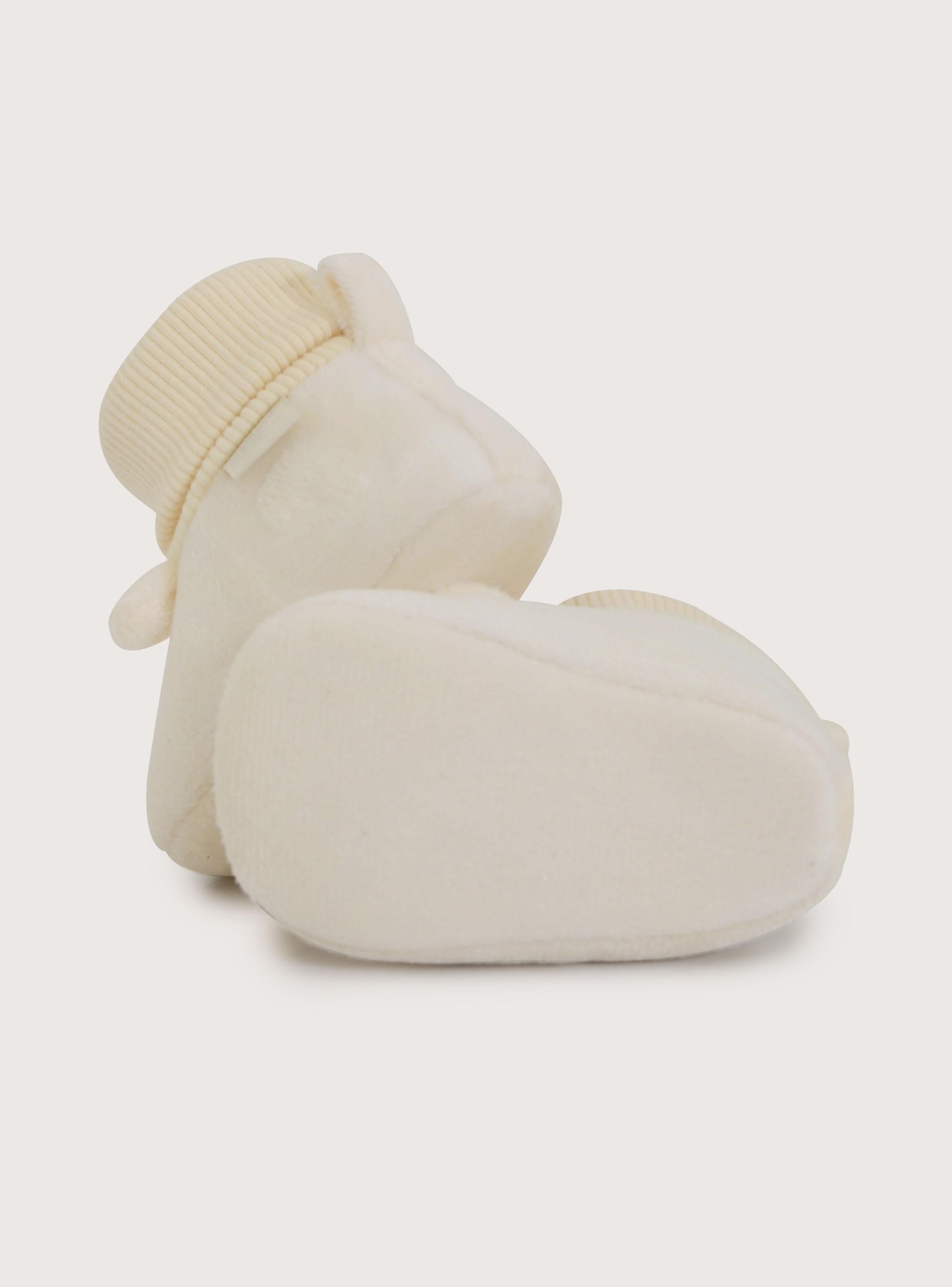 Pantufla Print Carita Osito Bebé Unisex-3