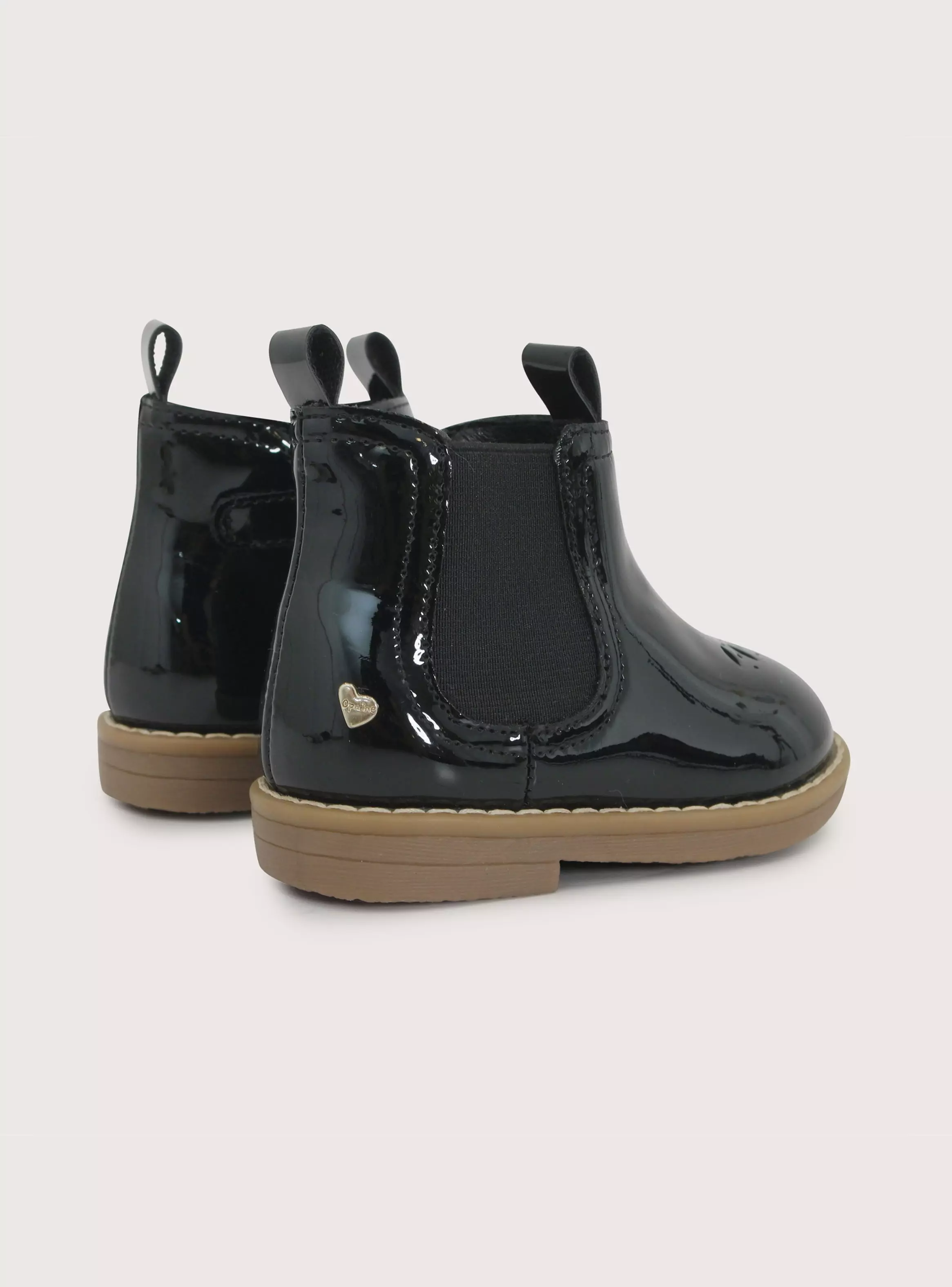 Botín Niña Charol Caminante-2