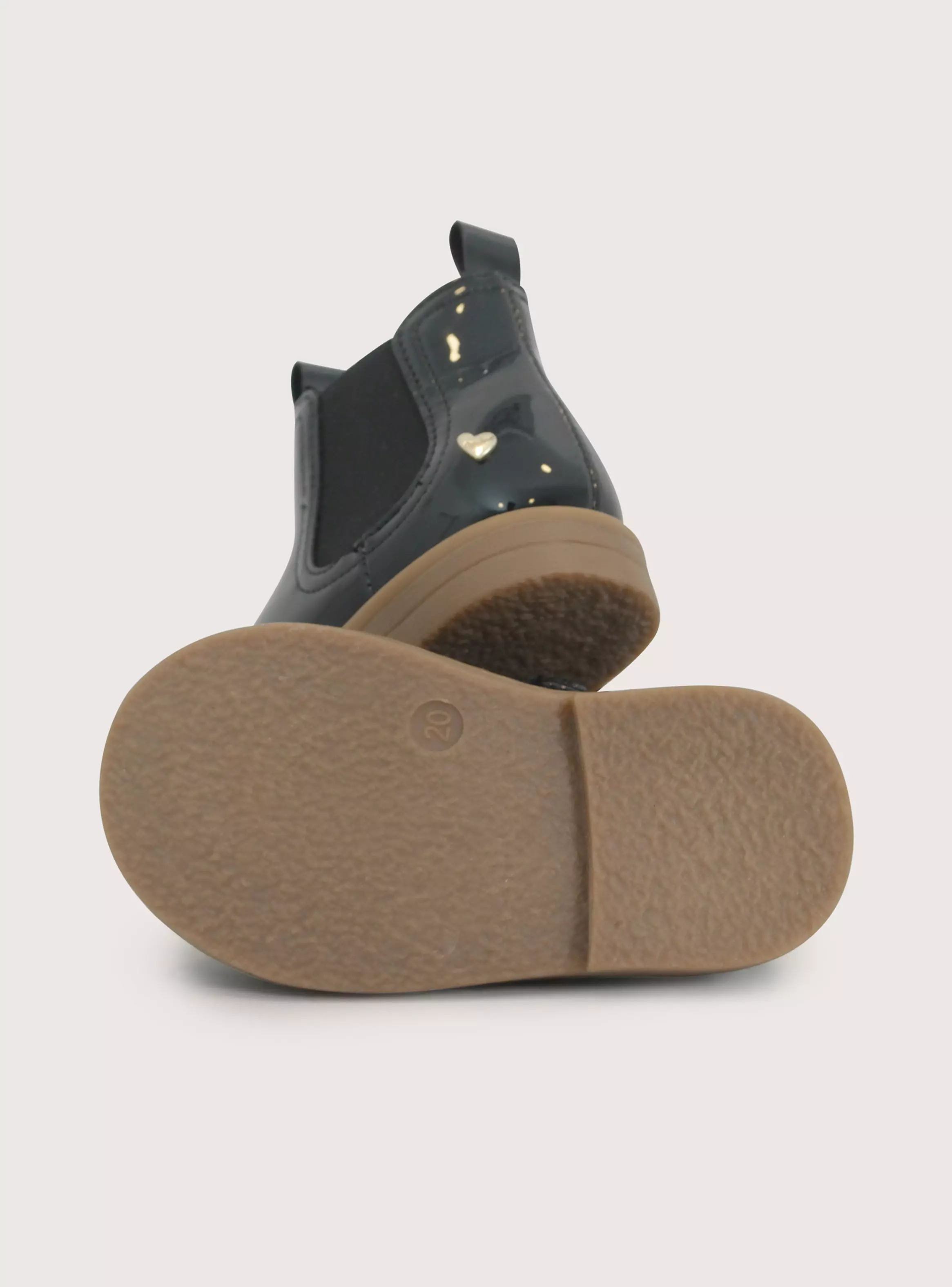 Botín Niña Charol Caminante-4