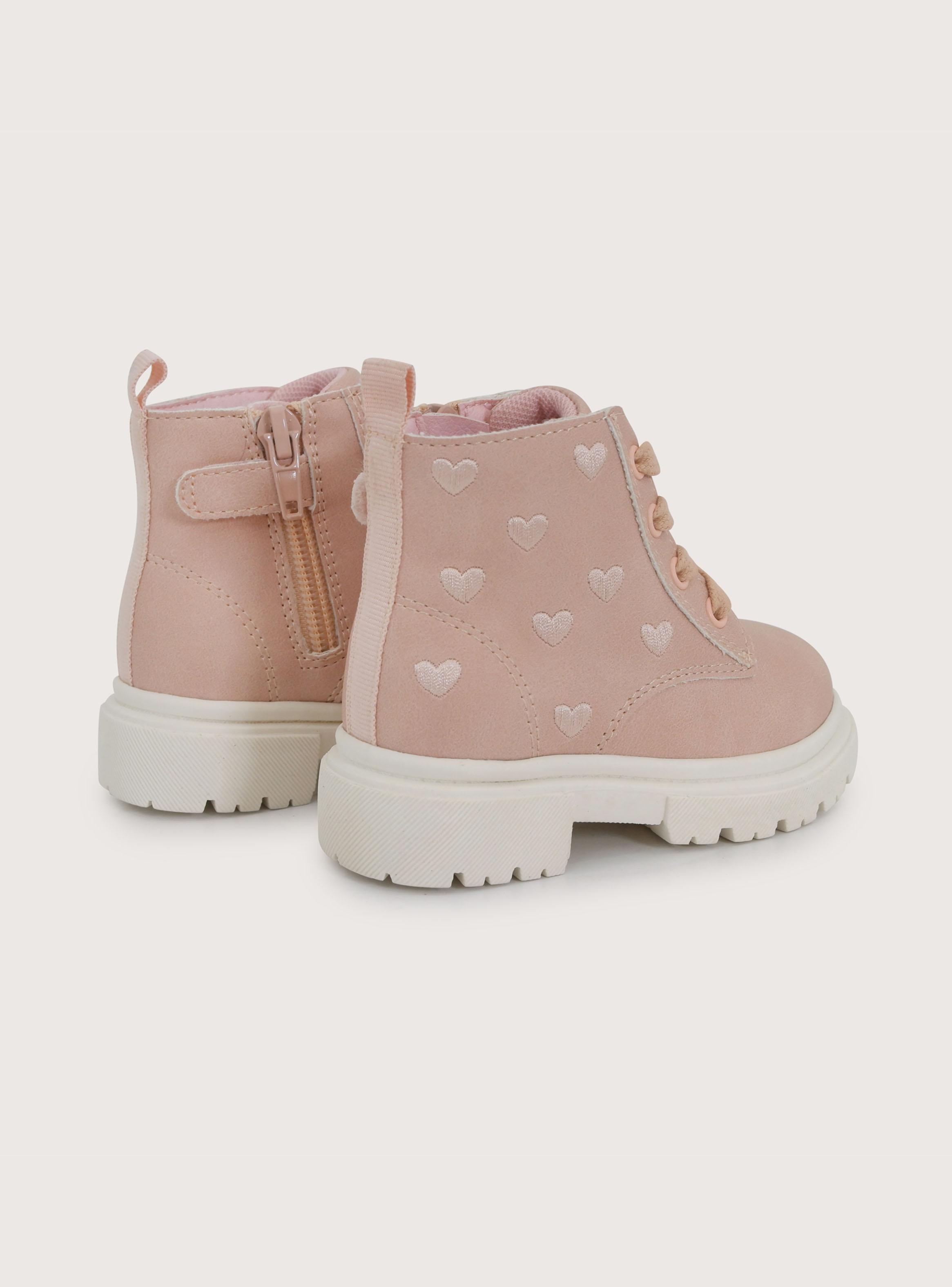 Botín Print Corazón Caminante Niña-2