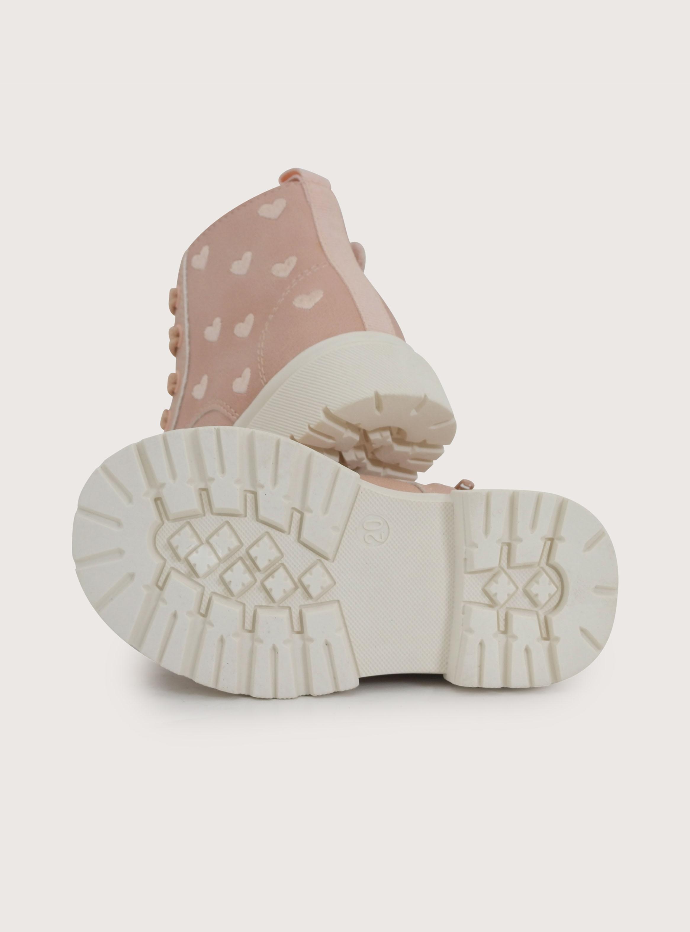 Botín Print Corazón Caminante Niña-4