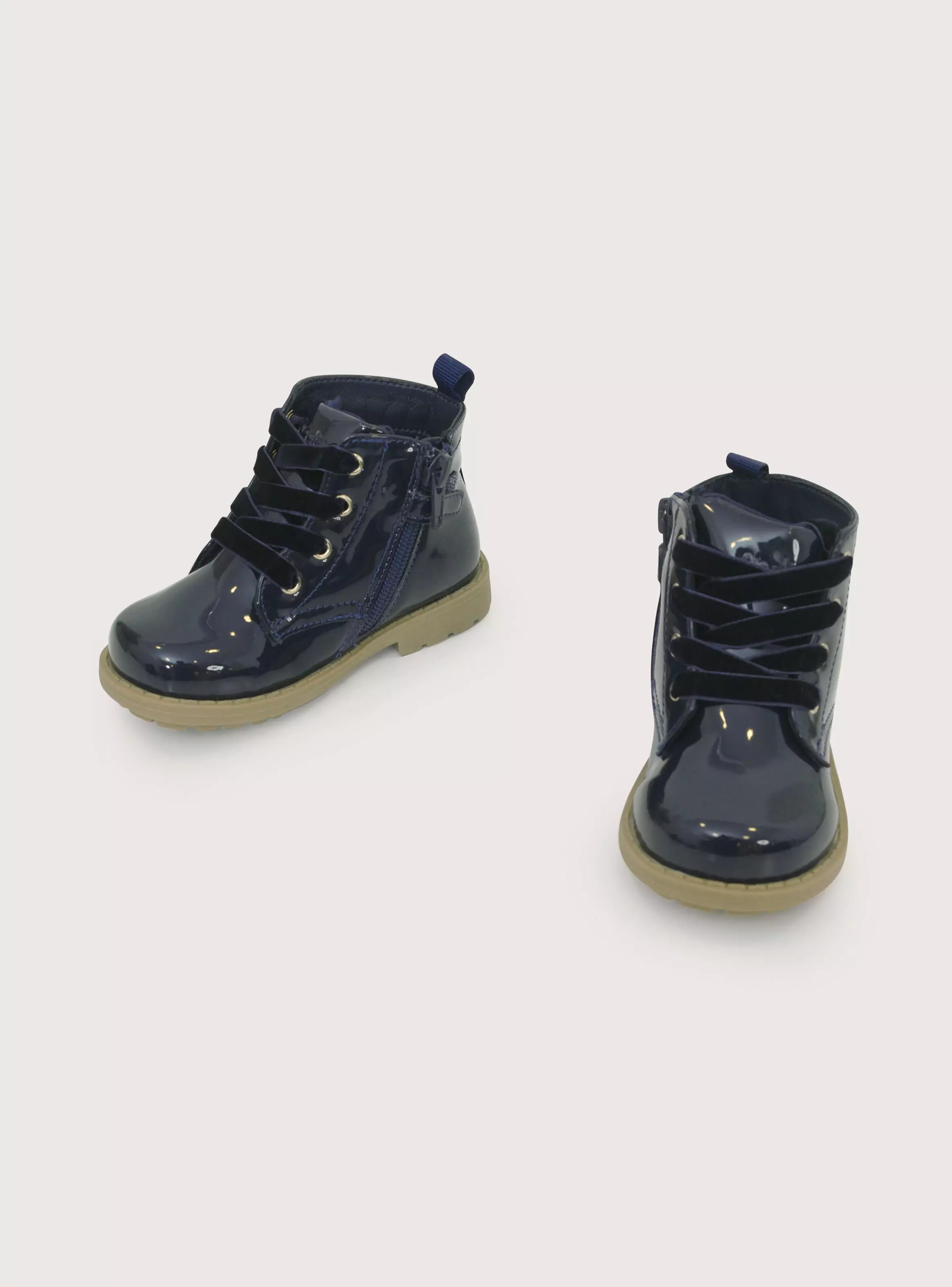 Botín Charol Caminante Niña-3