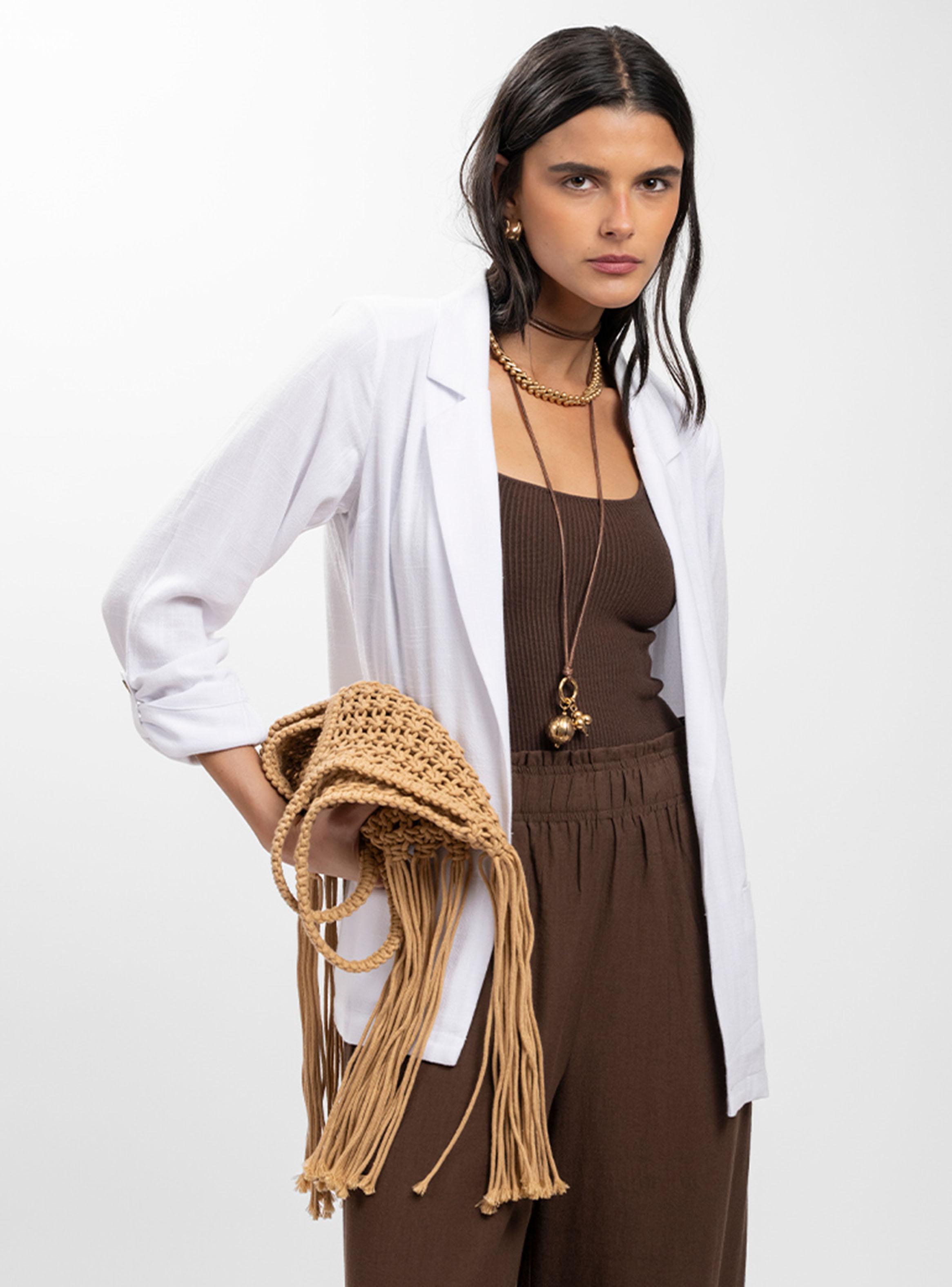 Blazer Lino Julieta Blanco-2