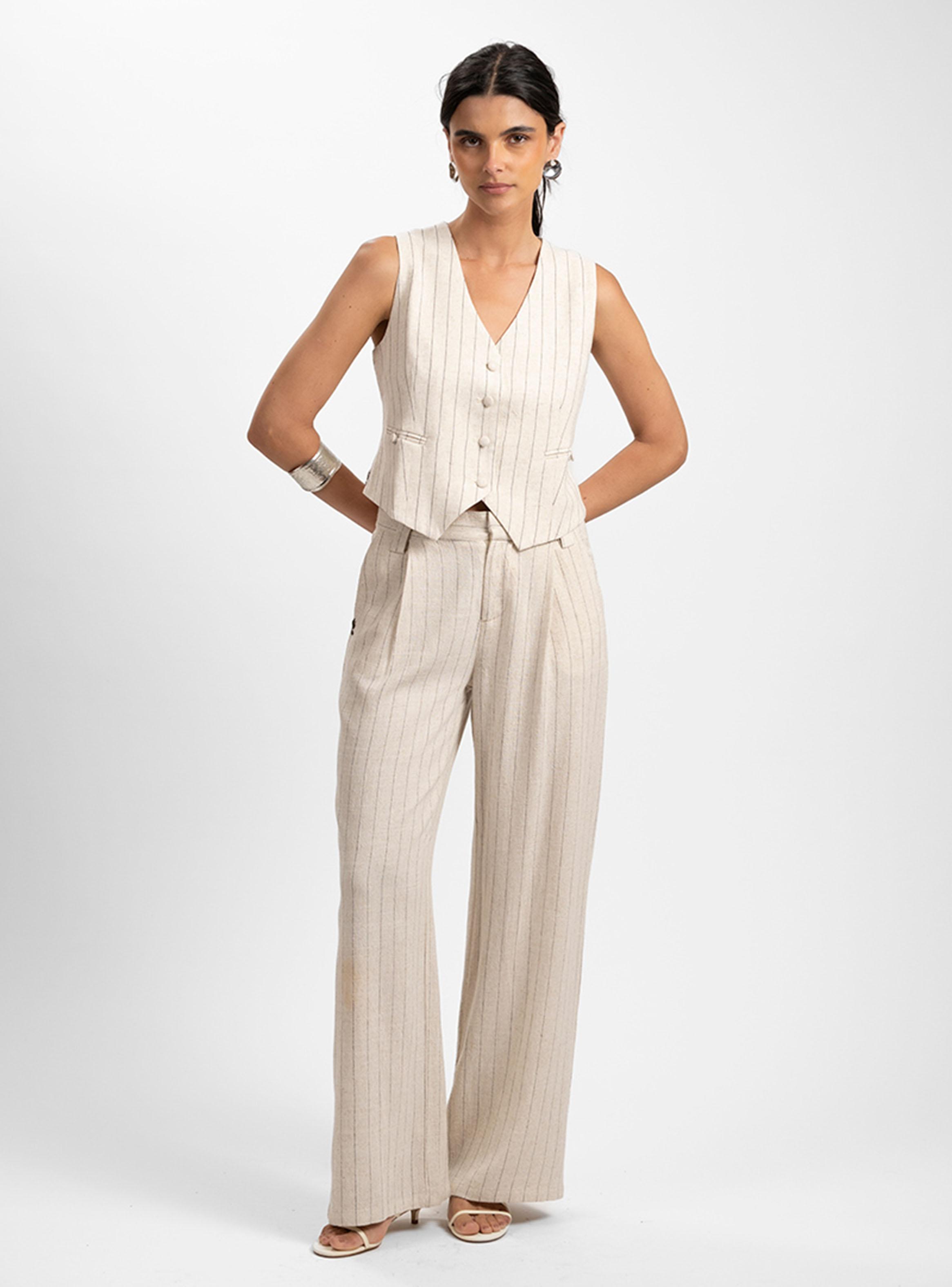 Vest Lino Marta Arena-3