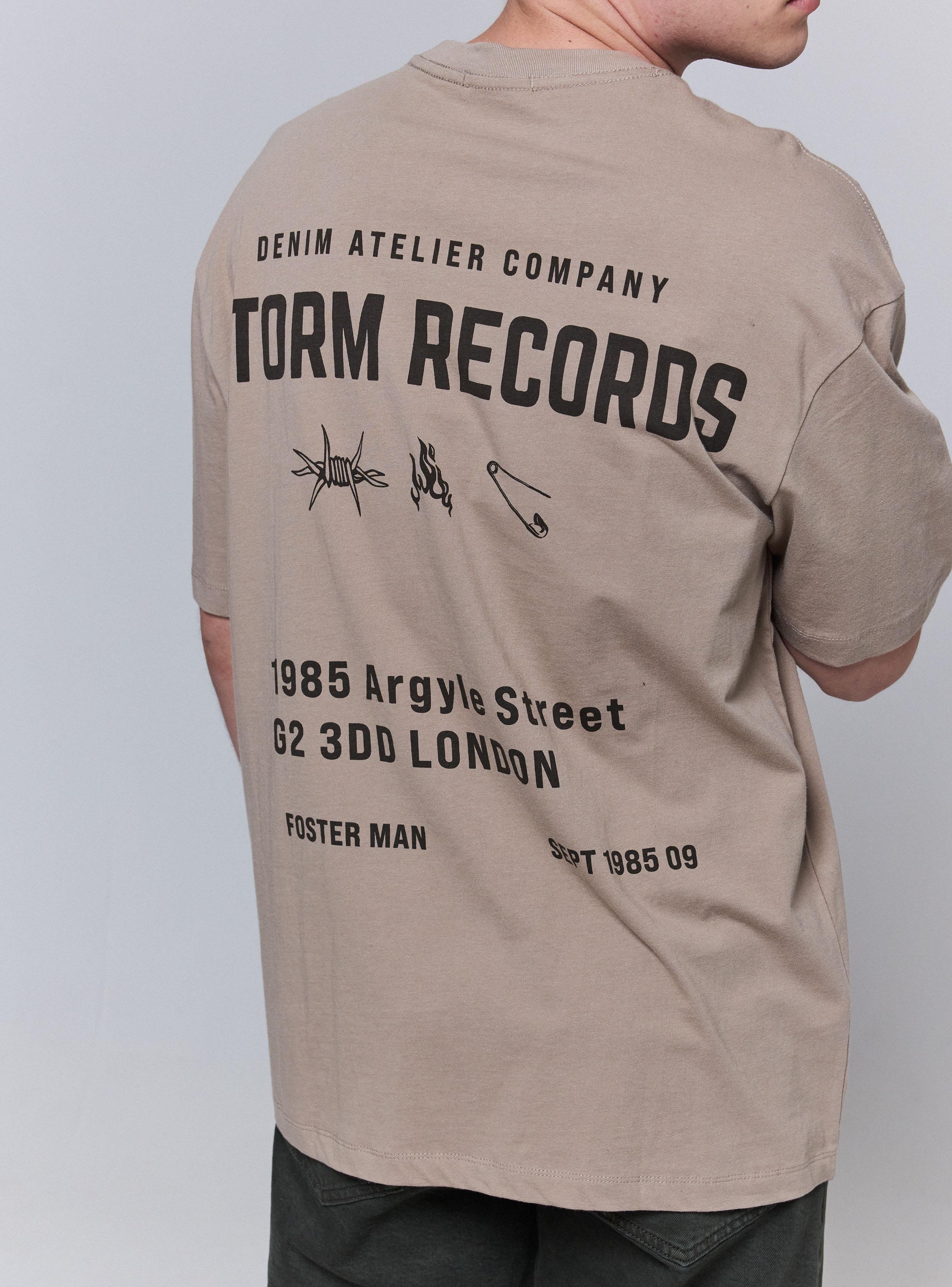 Polera Oversize Estampado Texto Espalda-5