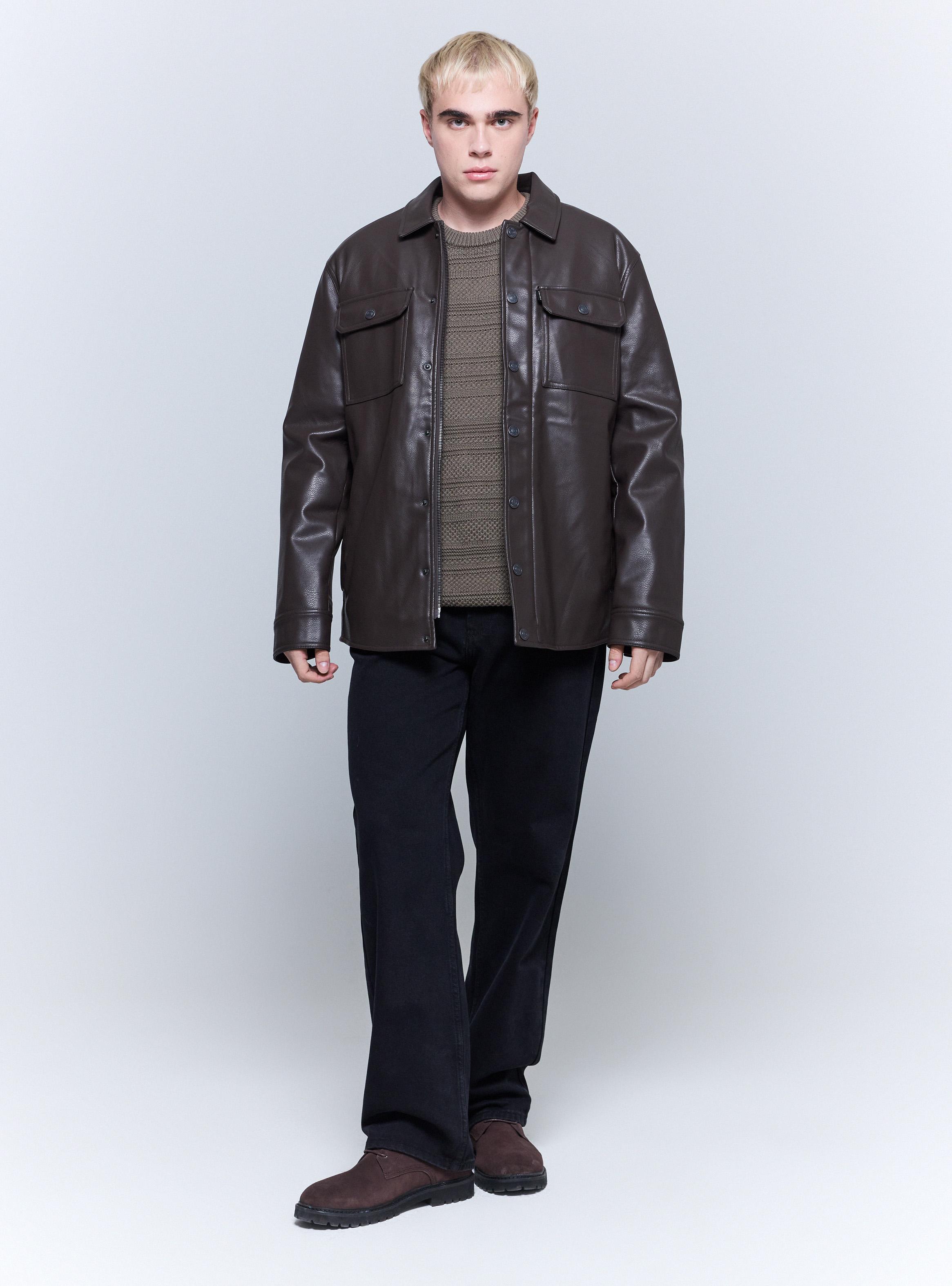 Chaqueta Cuero Sintético Cf-4