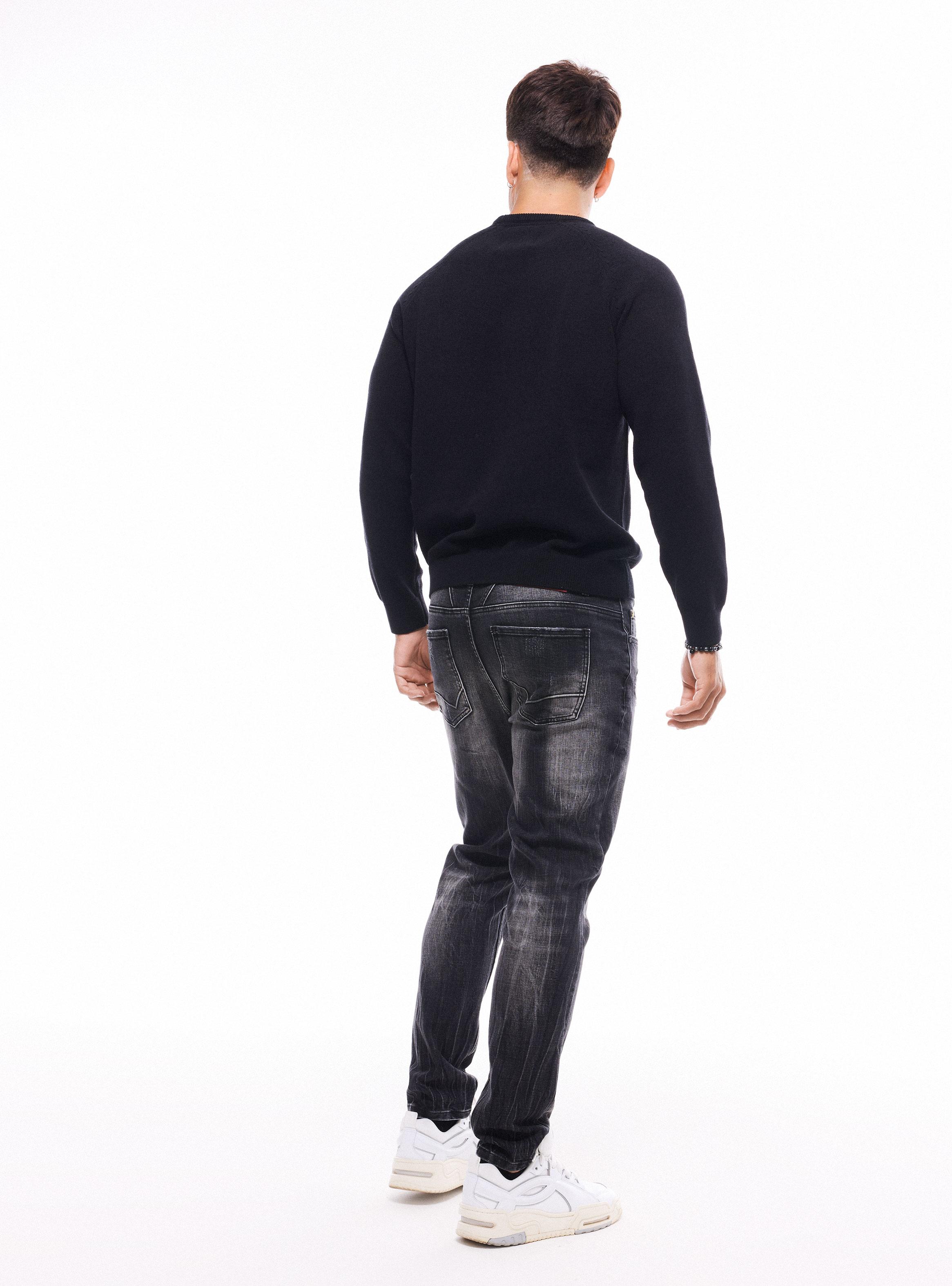 Sweater Cuello Redondo Lavado-5