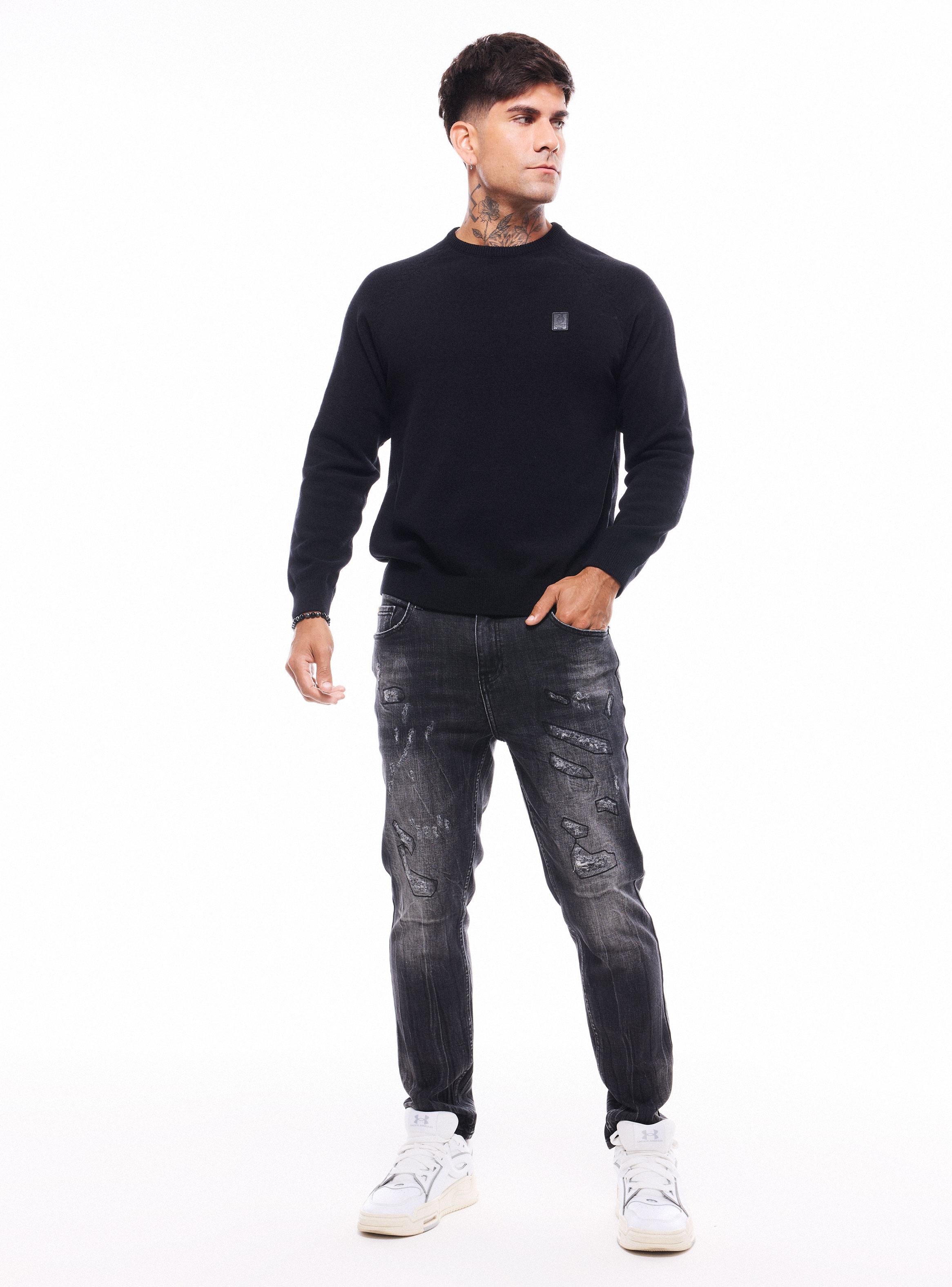 Sweater Cuello Redondo Lavado-4