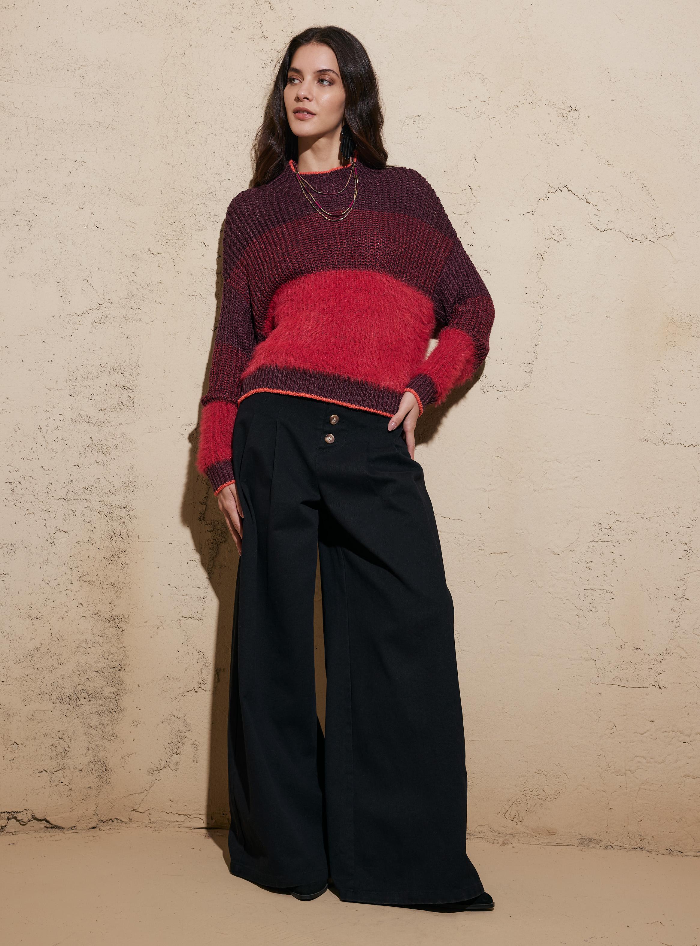 Sweater Franjas de Colores-4