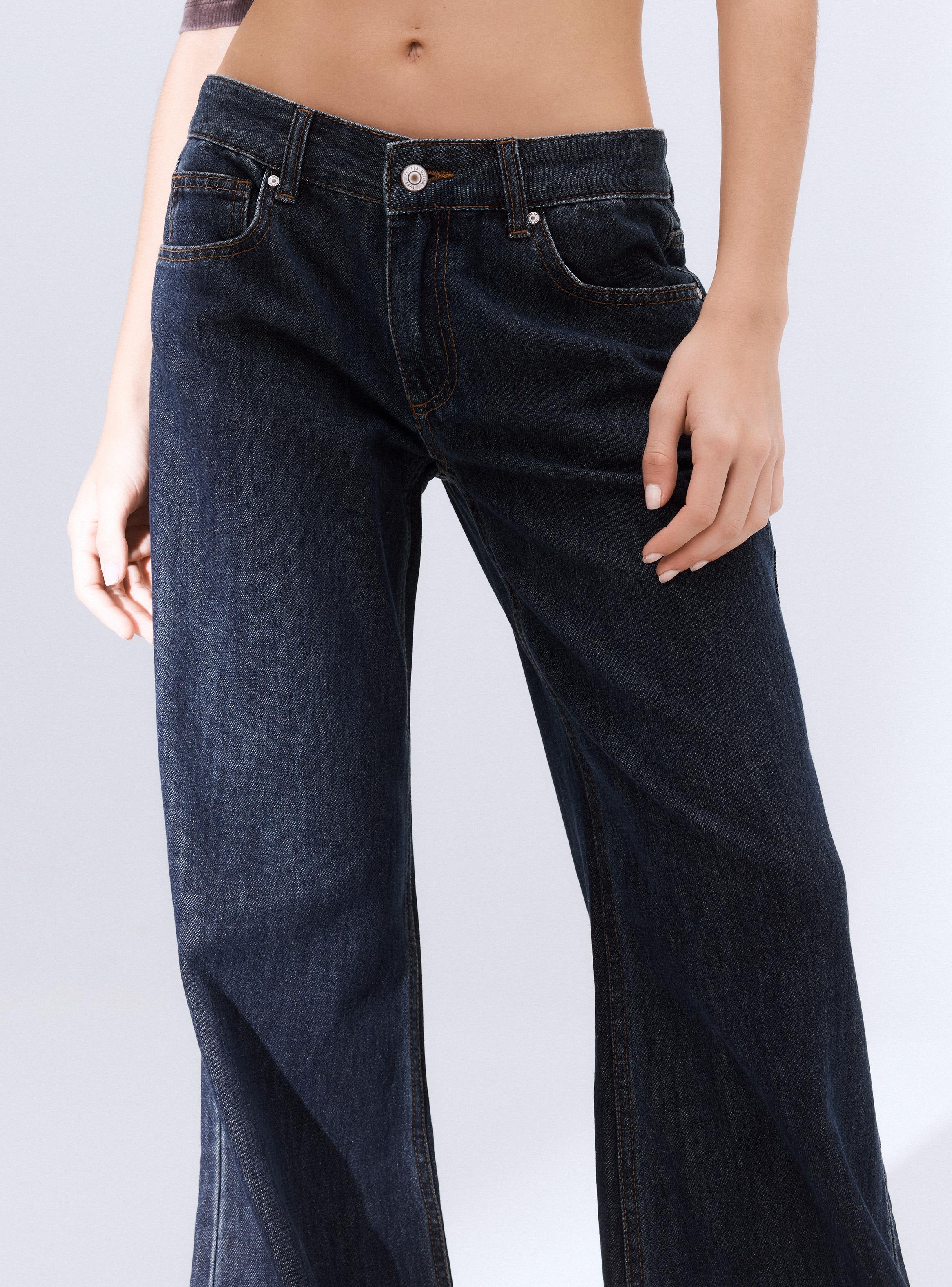 Jeans Wide Leg Low Rise-2