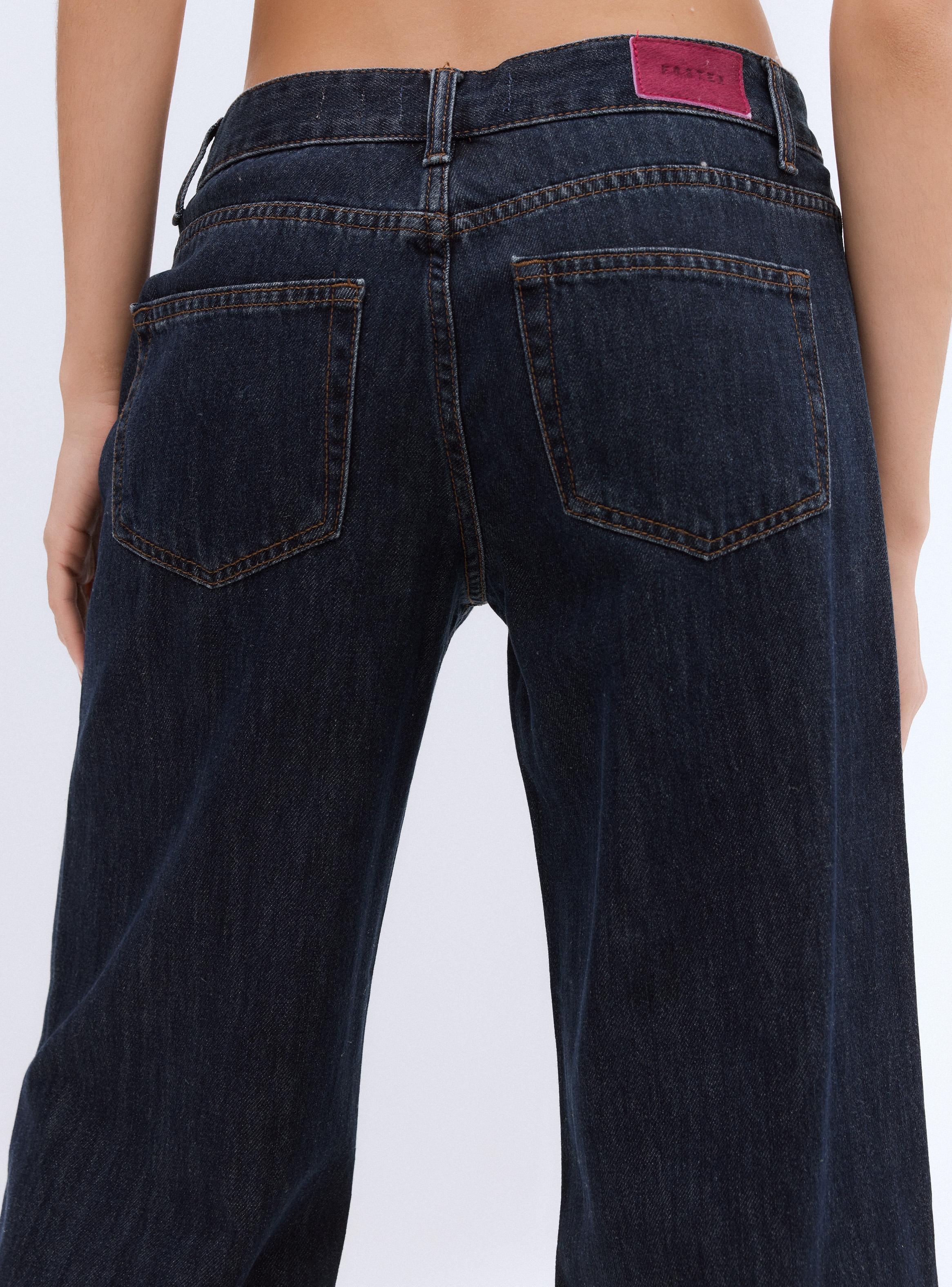 Jeans Wide Leg Low Rise-3