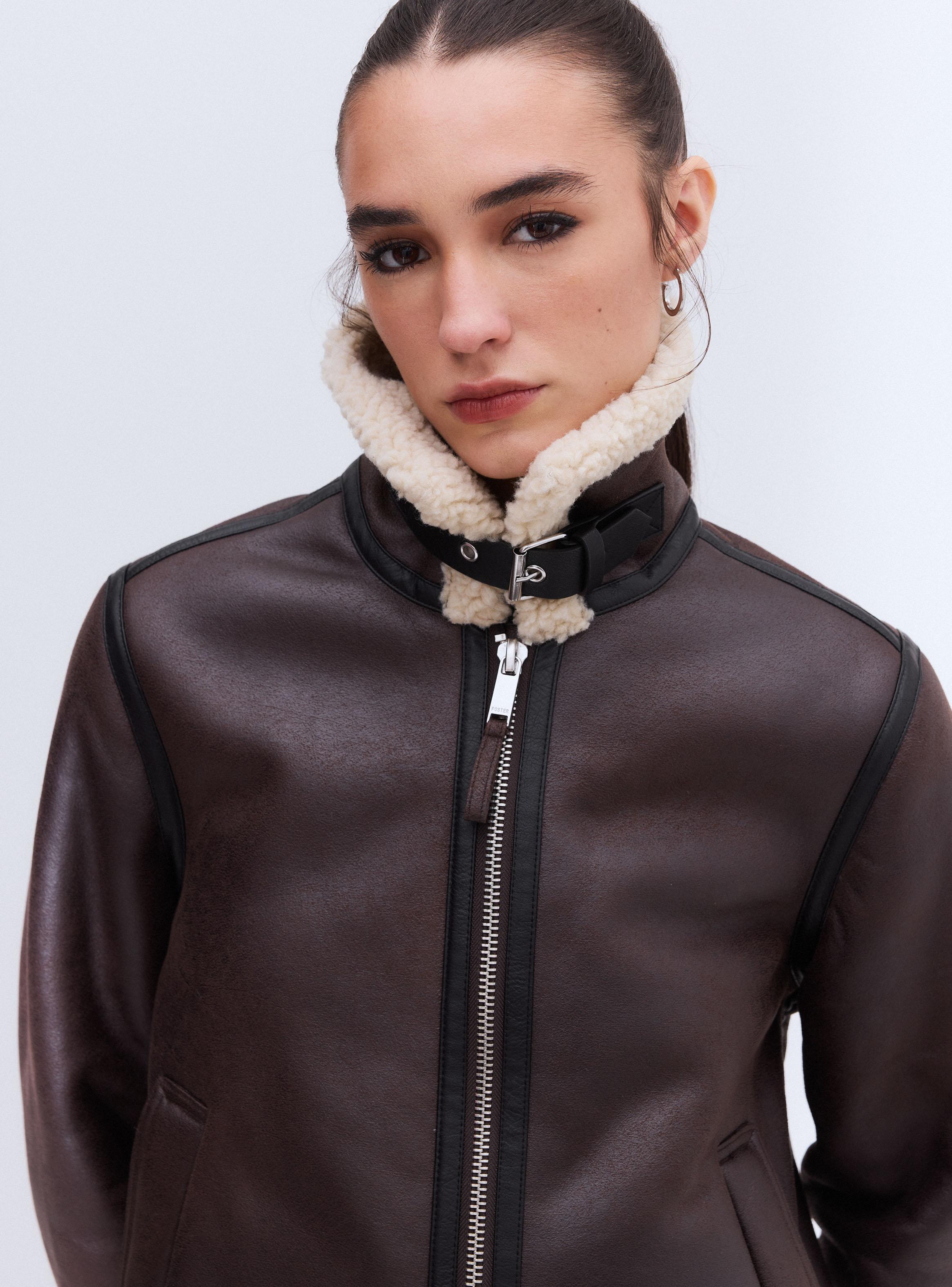 Chaqueta Aviadora Corta con Chiporro-2