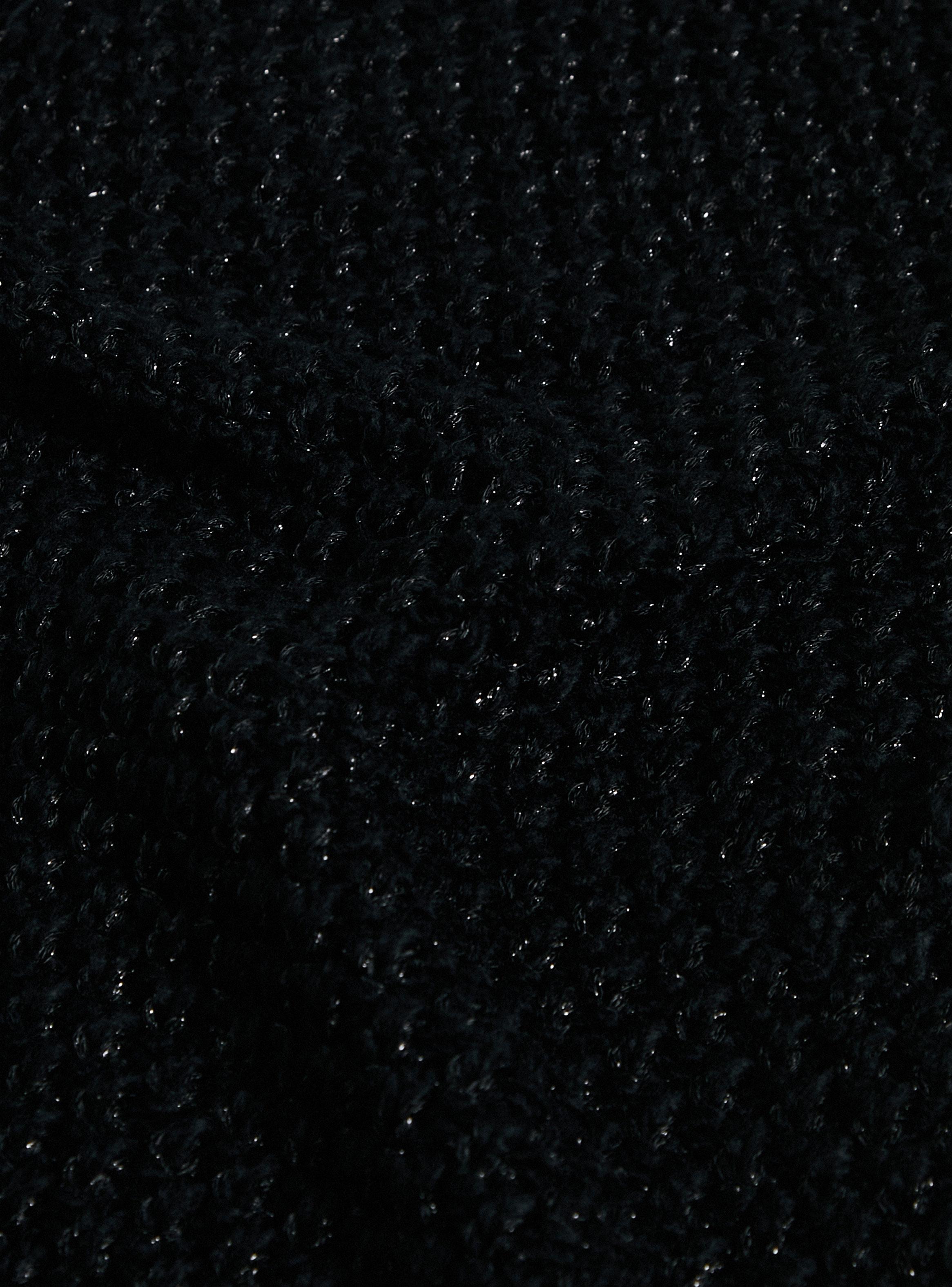 Bufanda Cuello Tejido con Brillo-4