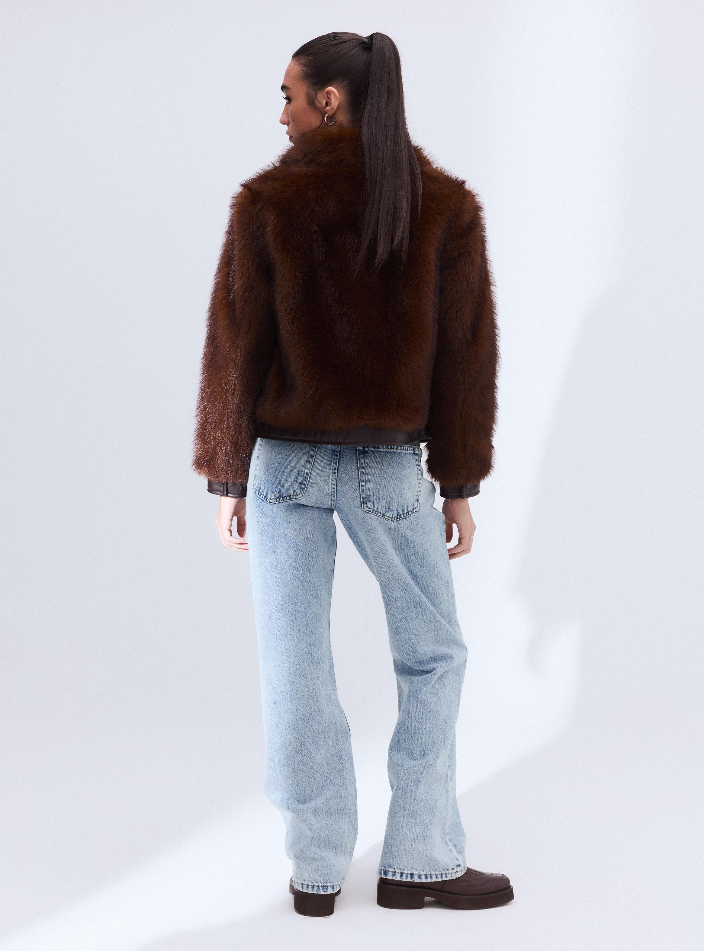 Chaqueta Pelo con Cuello PU-5