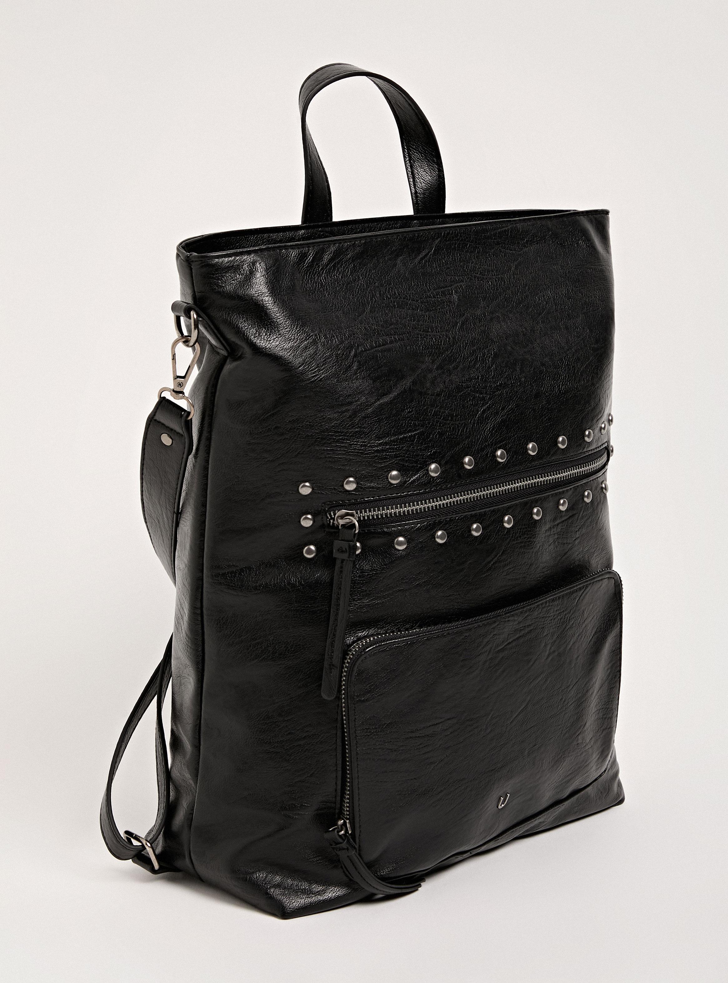 Mochila Grande con Detalles de Tachas-3