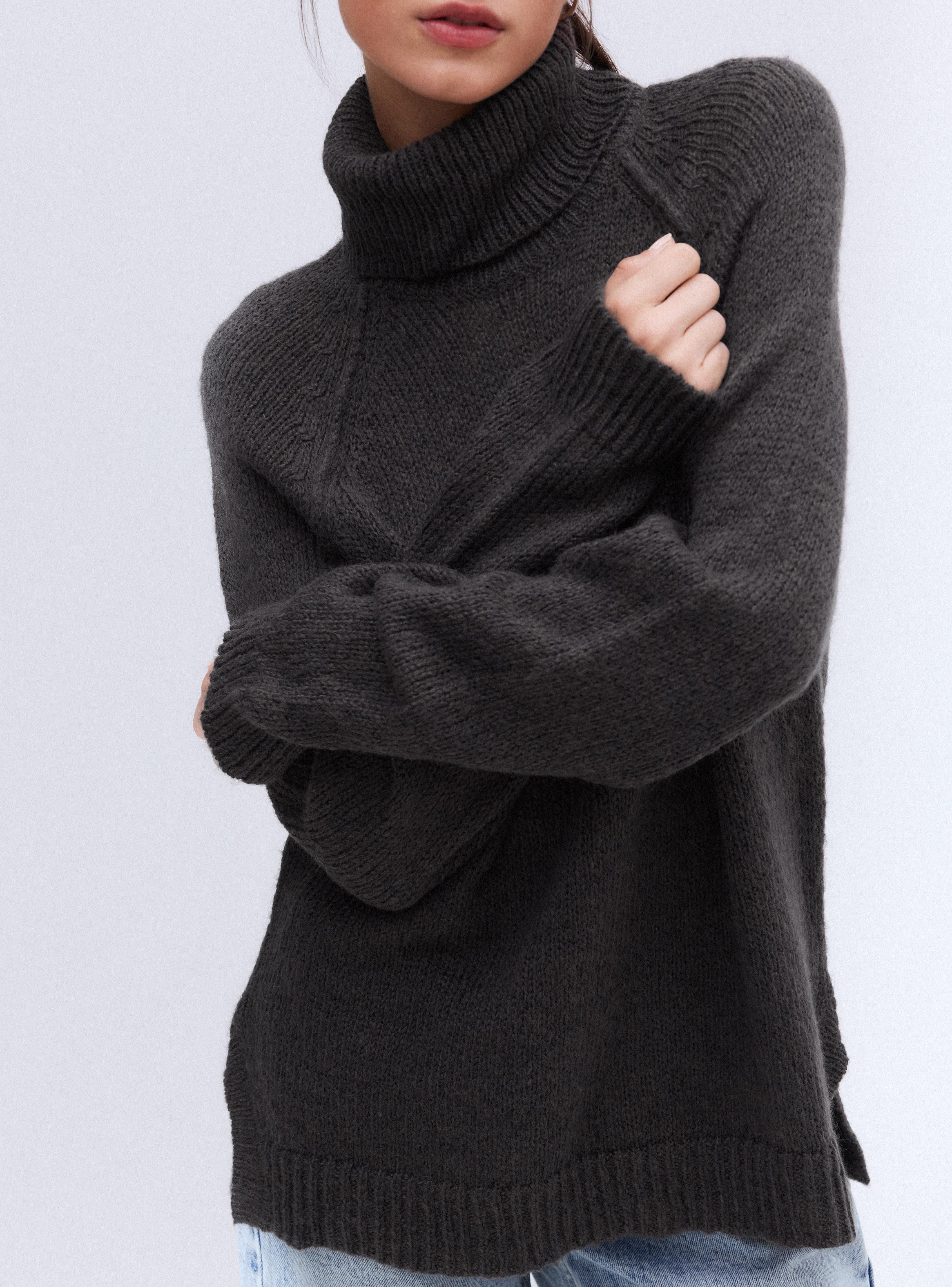 Sweater Raglán Cuello Alto-2