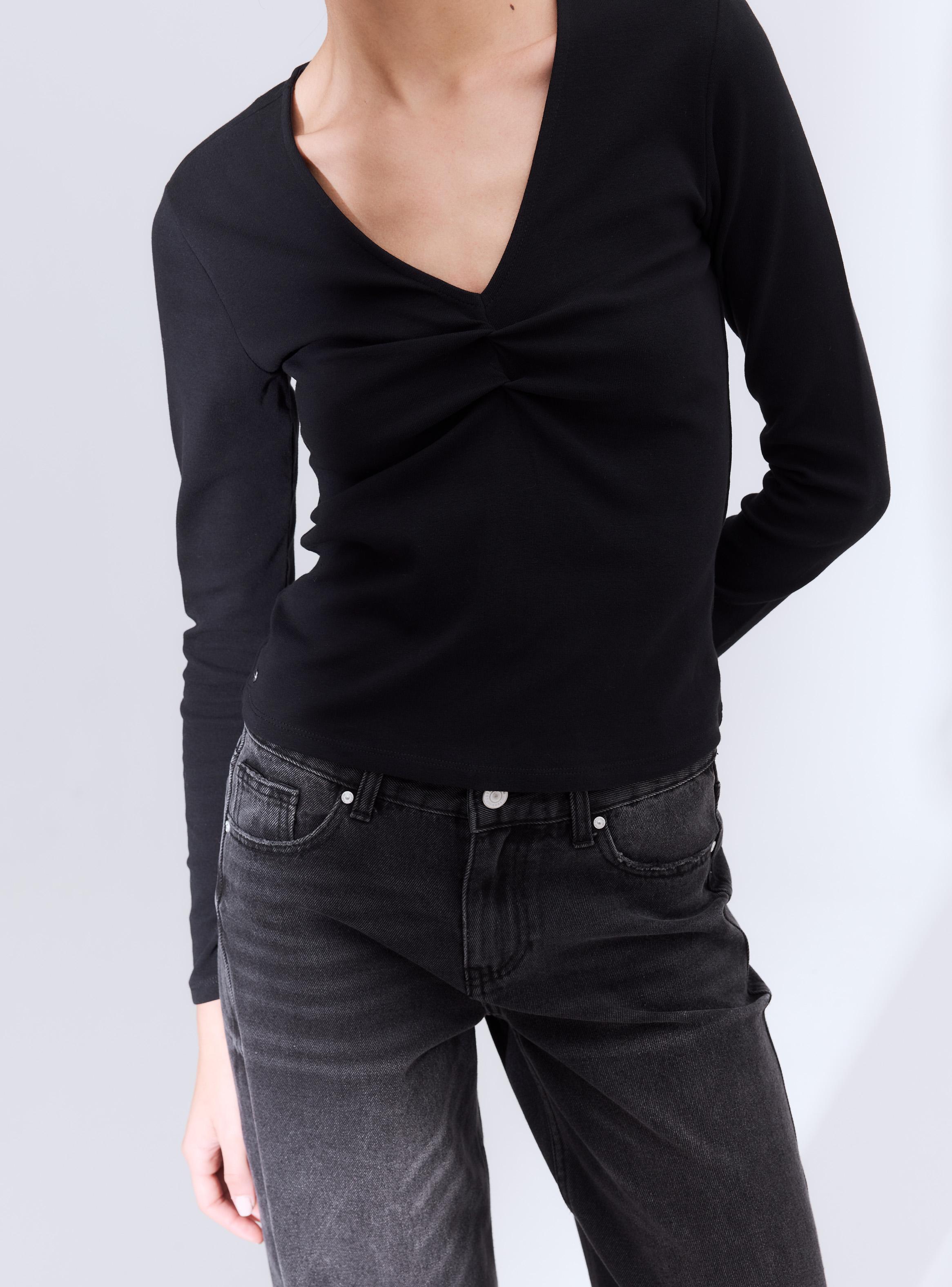 Polera Escote Frunces-3