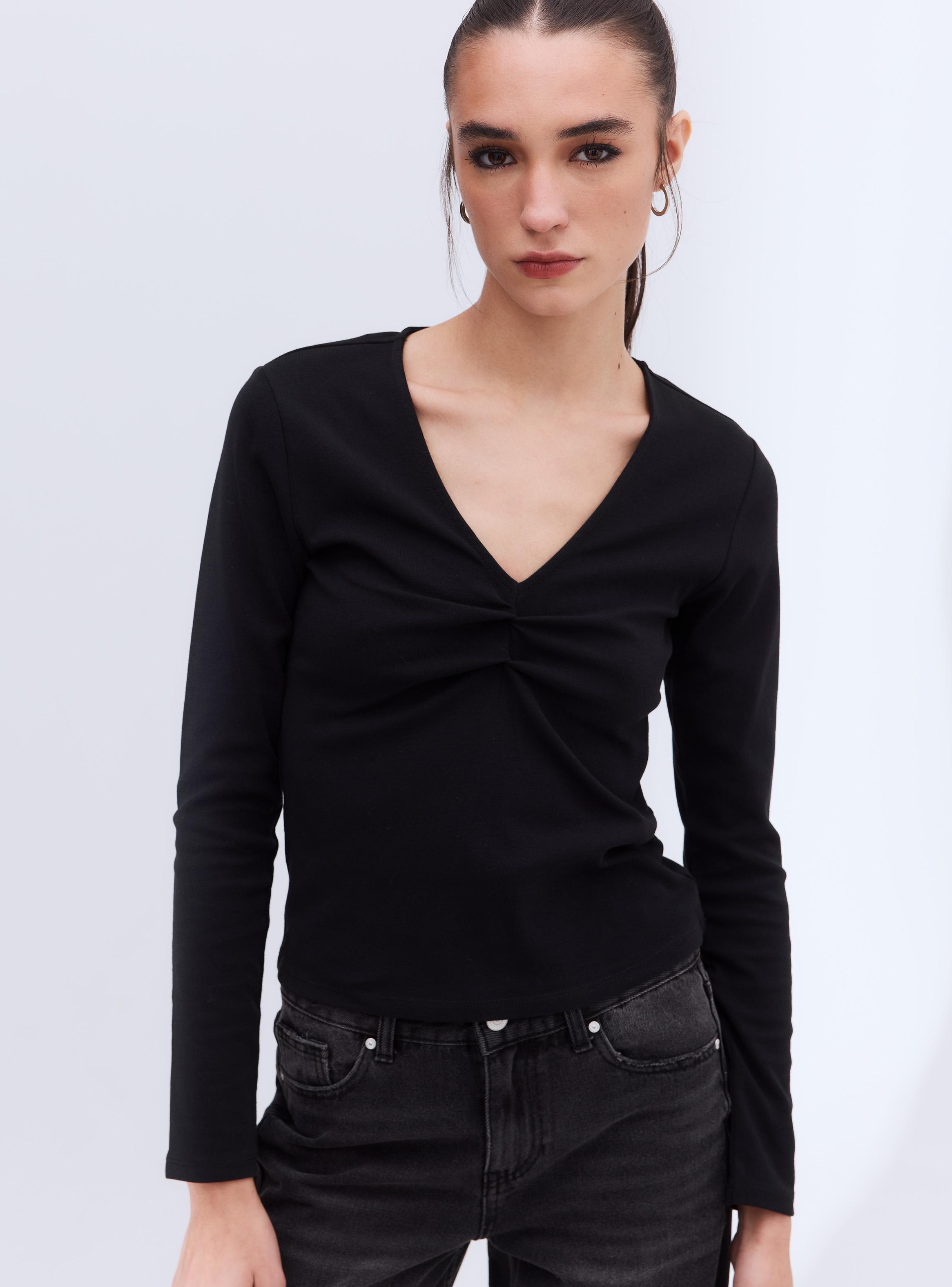 Polera Escote Frunces-2