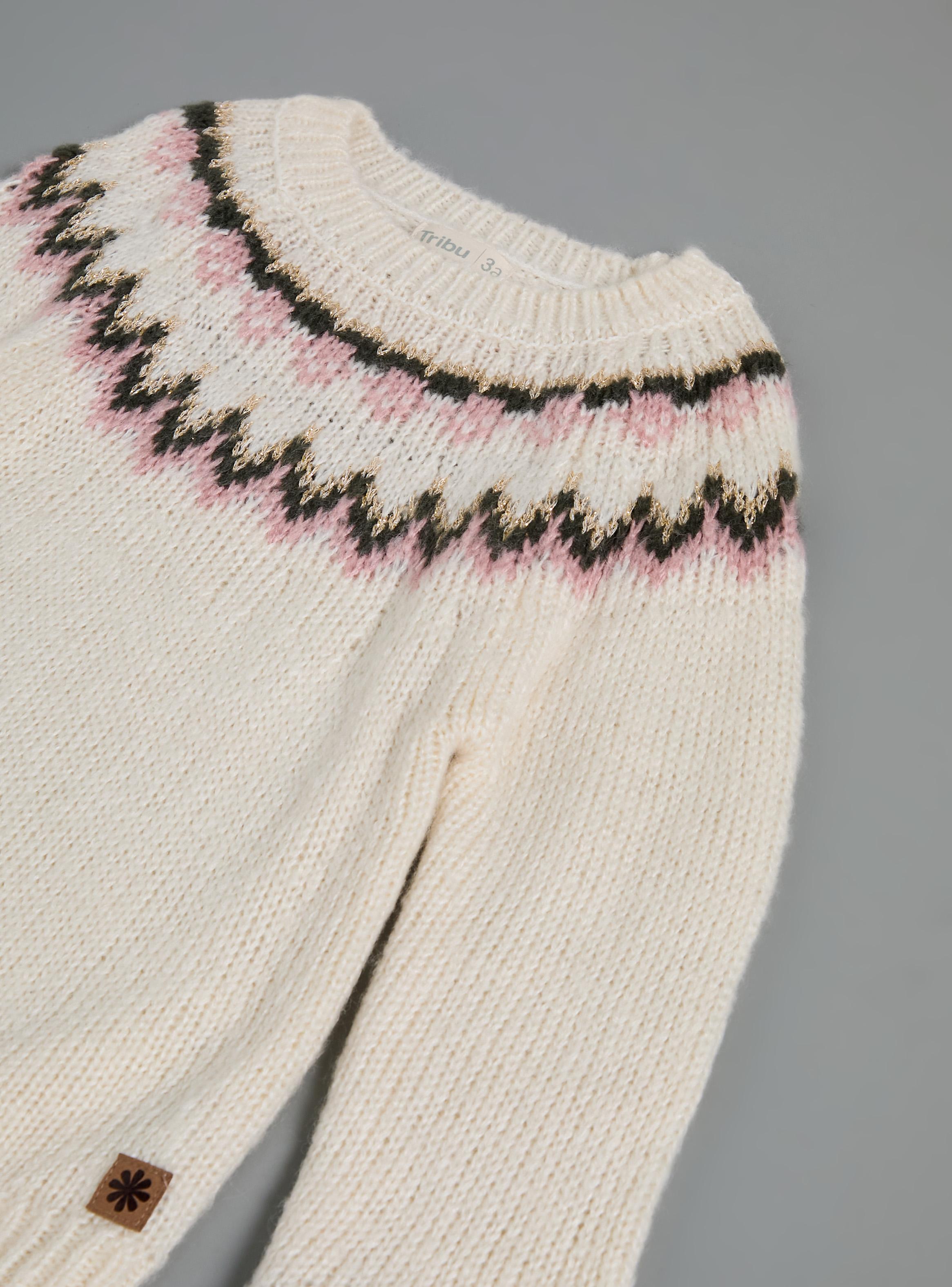 Sweater con Greca Coloridas-3