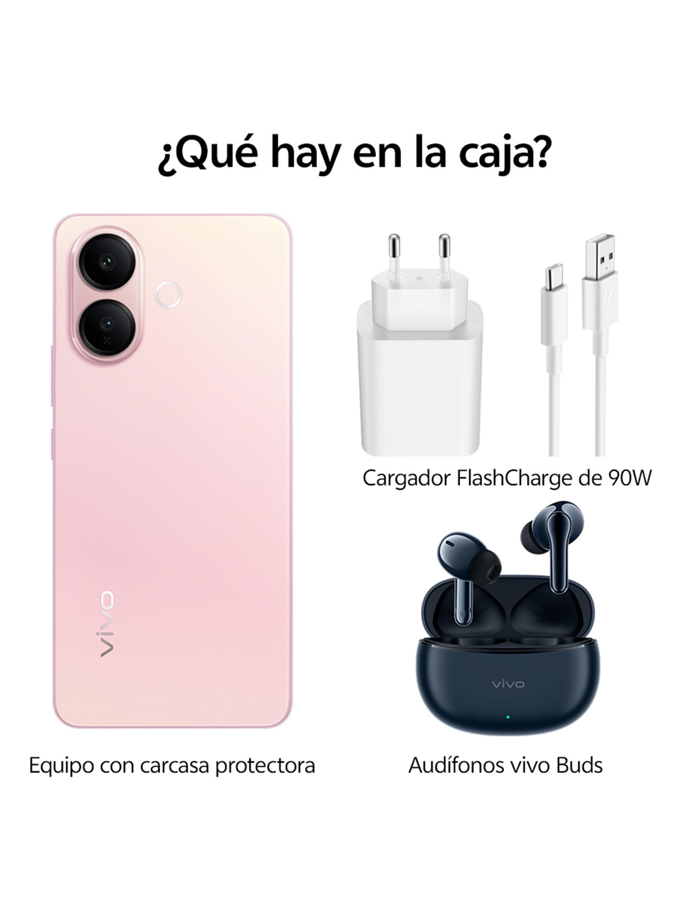 Smartphone V60 Lite 5G 256GB 6.79'' Rosado Liberado + Audífonos Bluetooth Vivo Buds-4