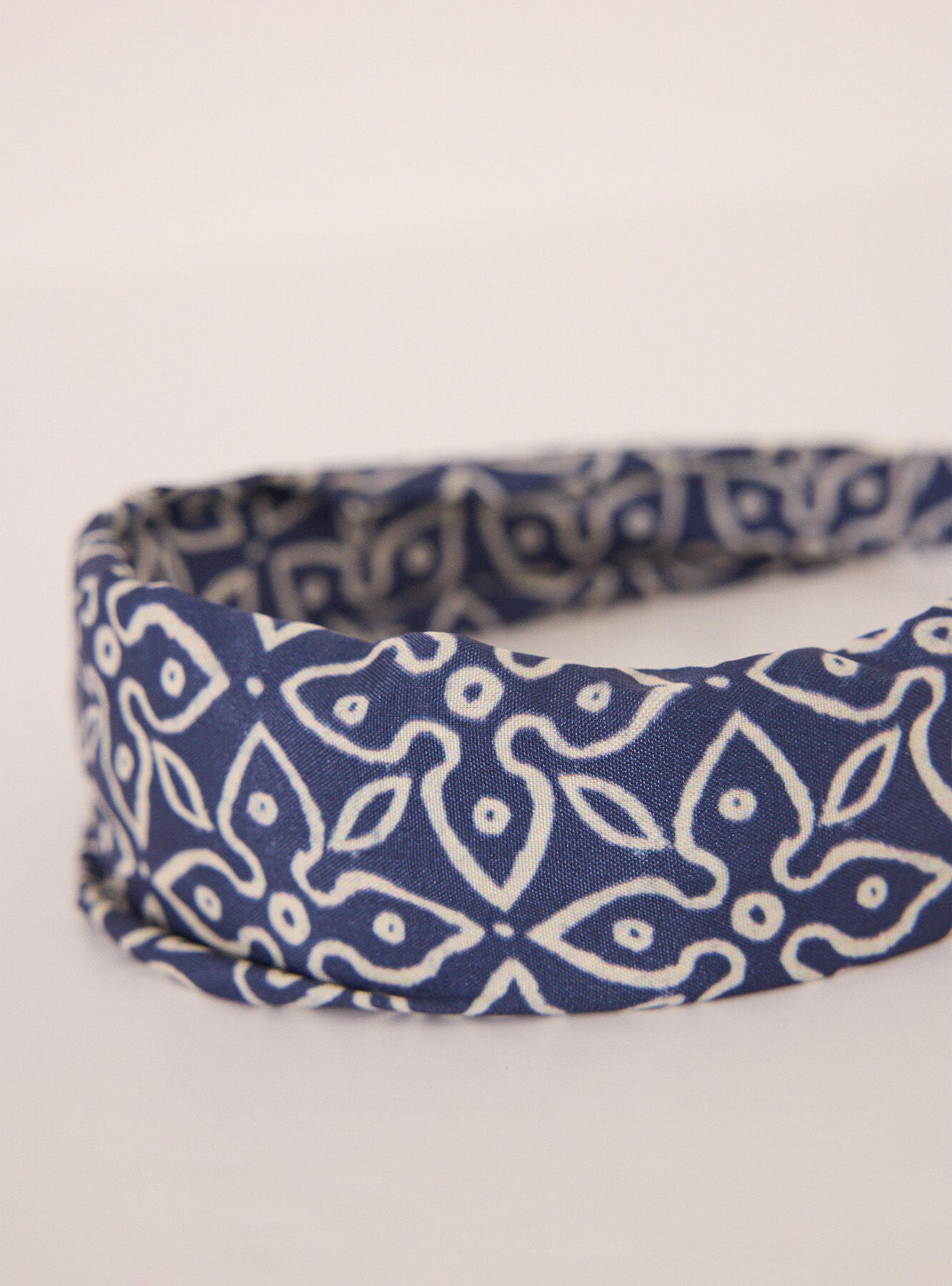 Cintillo Estampado Azul-2