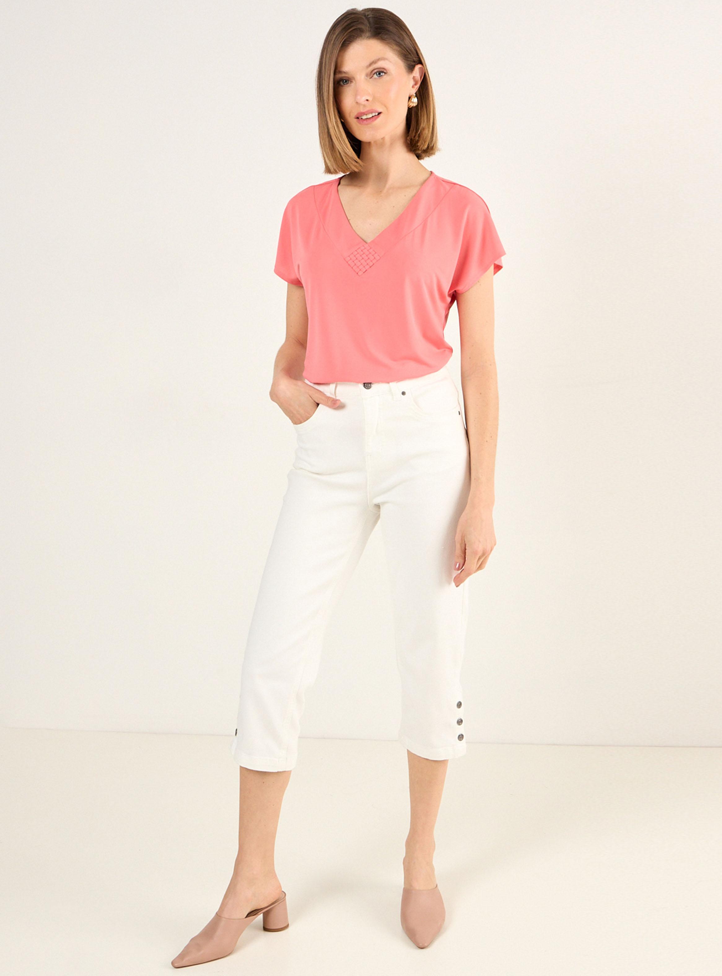 Polera Escote en V Color-4