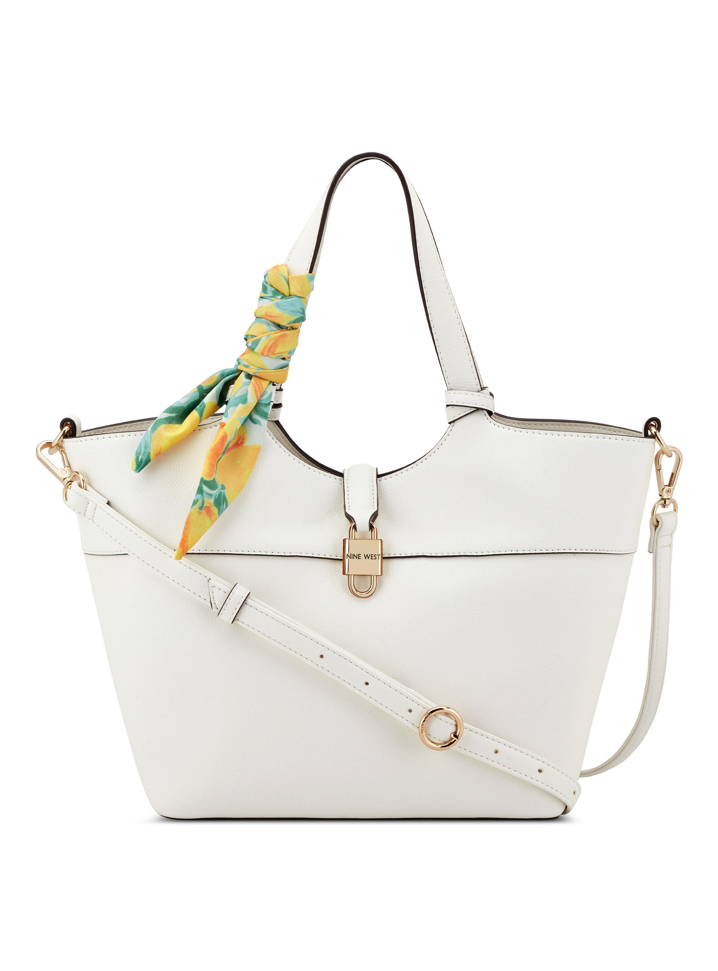 Cartera de Hombro Isolde y Bandolera Blanco-1