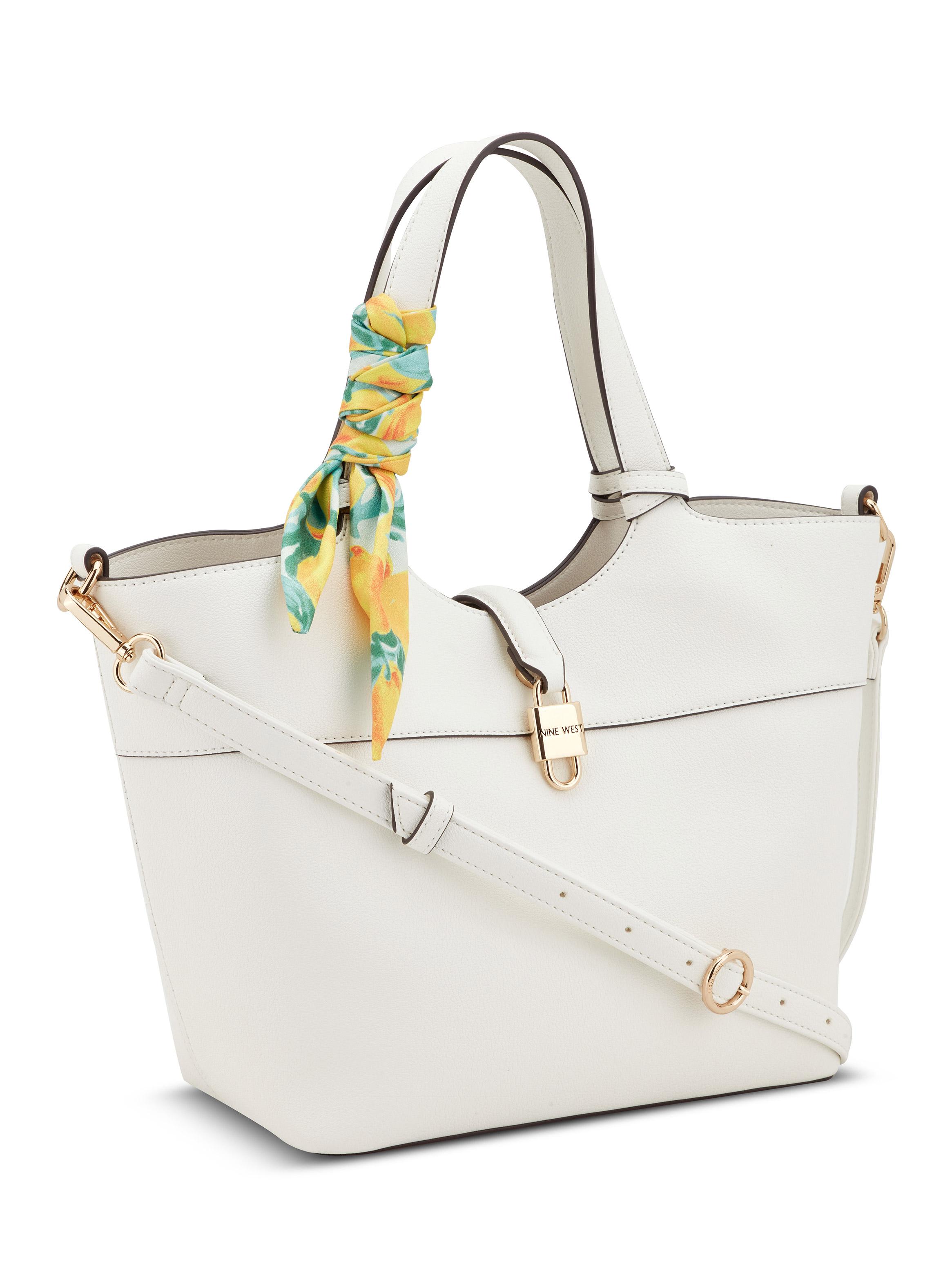 Cartera de Hombro Isolde y Bandolera Blanco-3