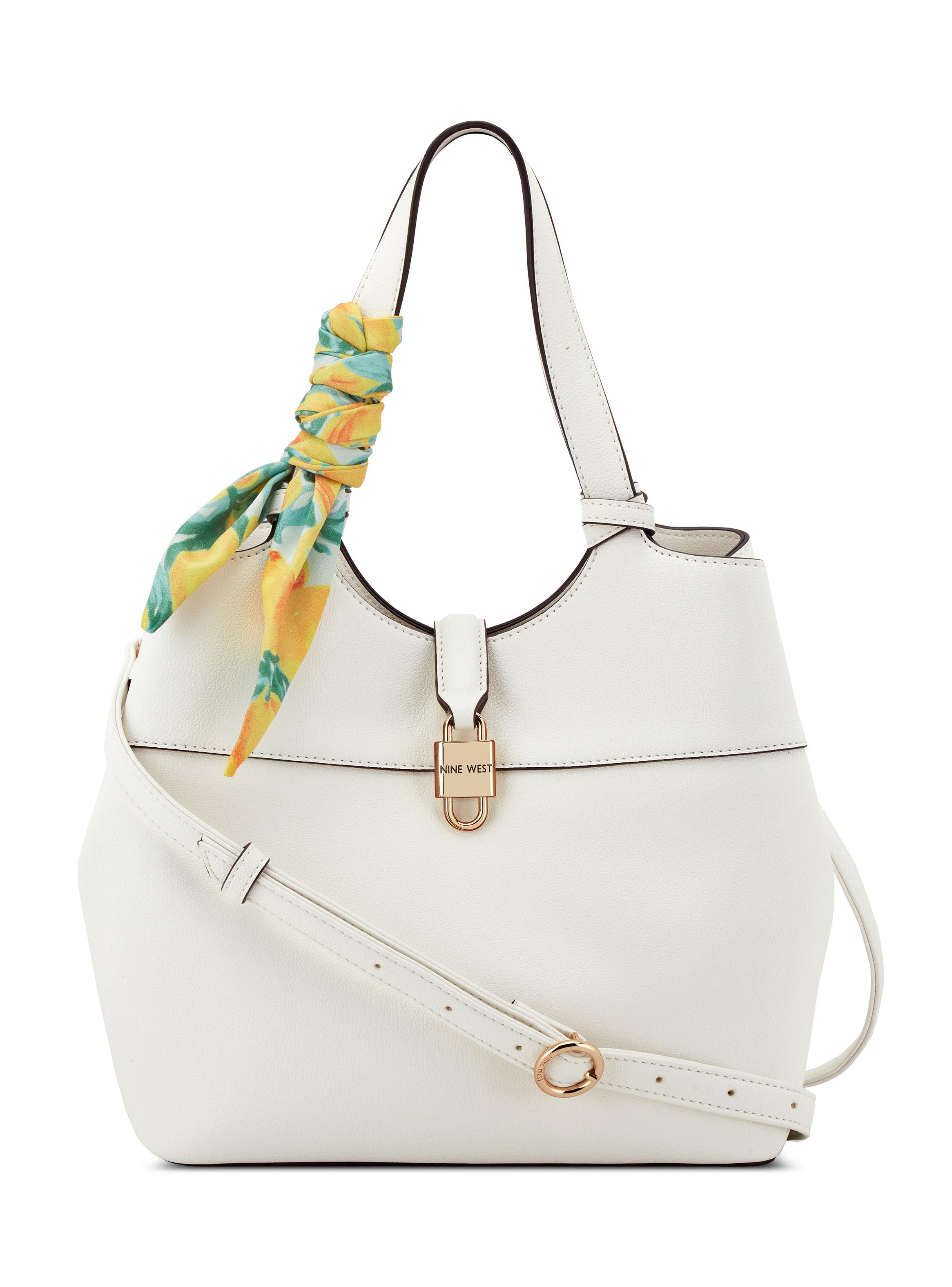 Cartera de Hombro Isolde y Bandolera Blanco-0
