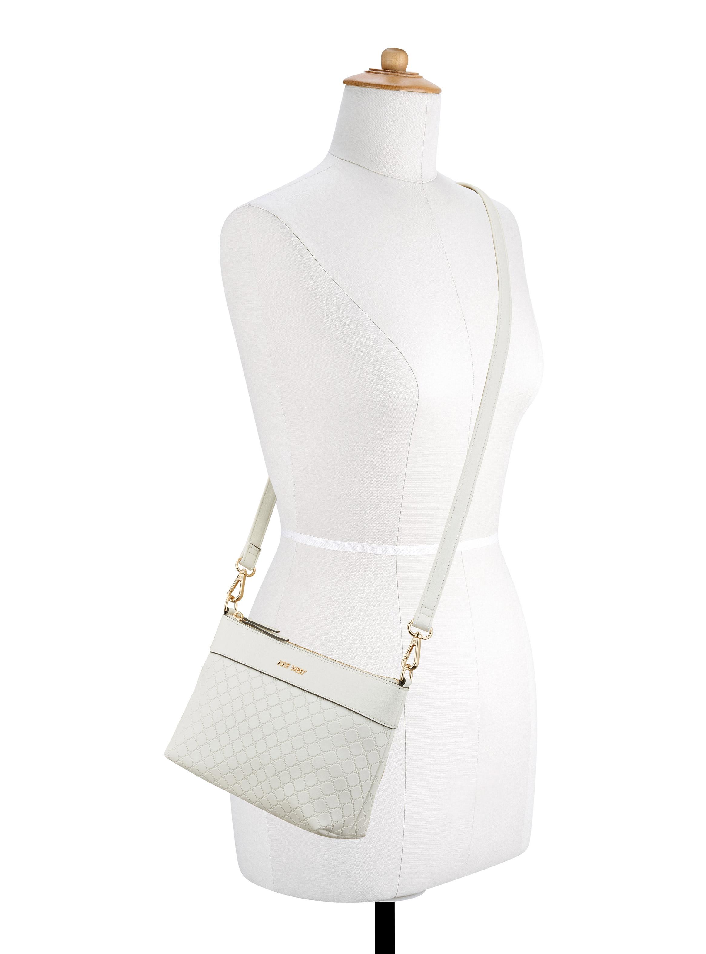 Cartera de Hombro Isolde y Bandolera Blanco-5