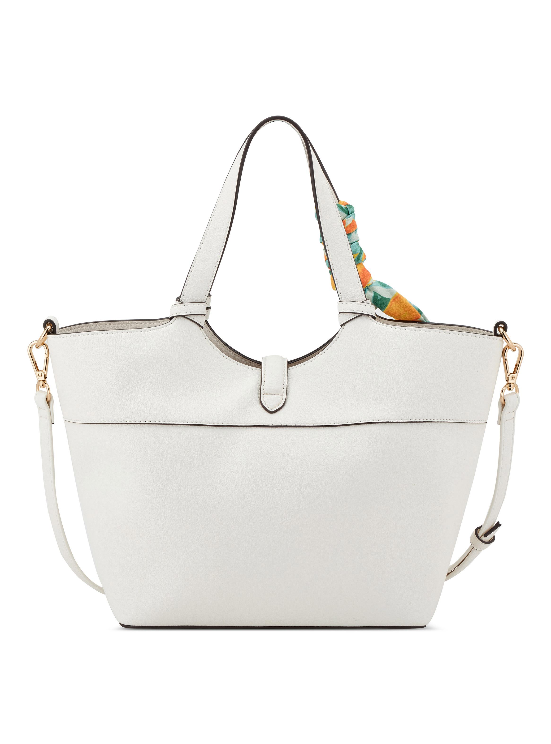 Cartera de Hombro Isolde y Bandolera Blanco-6