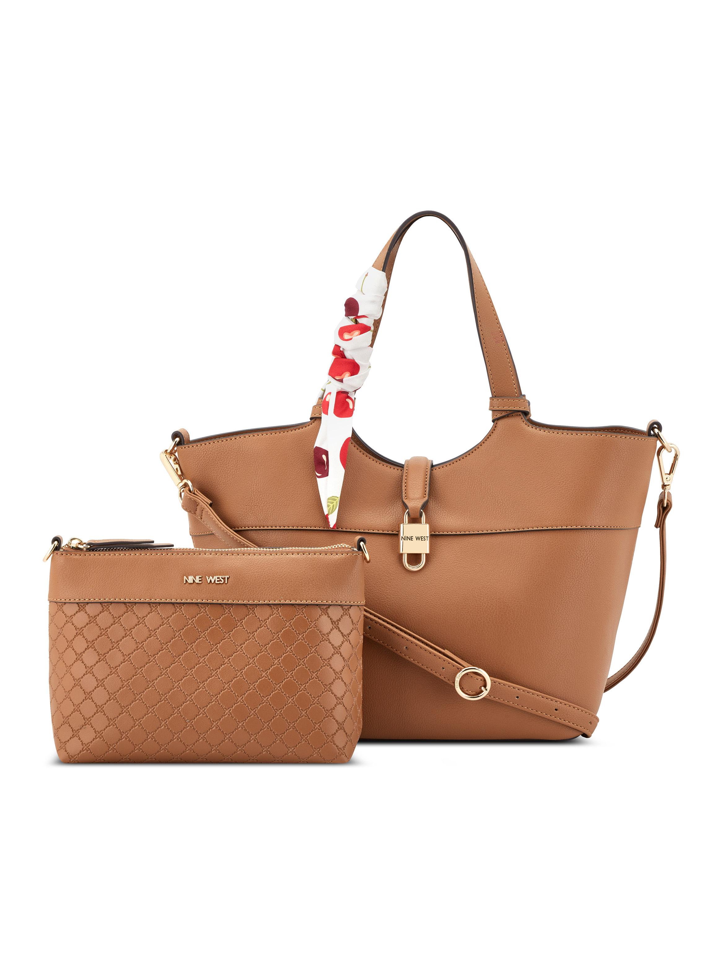 Cartera de Hombro Isolde y Bandolera Camel-6