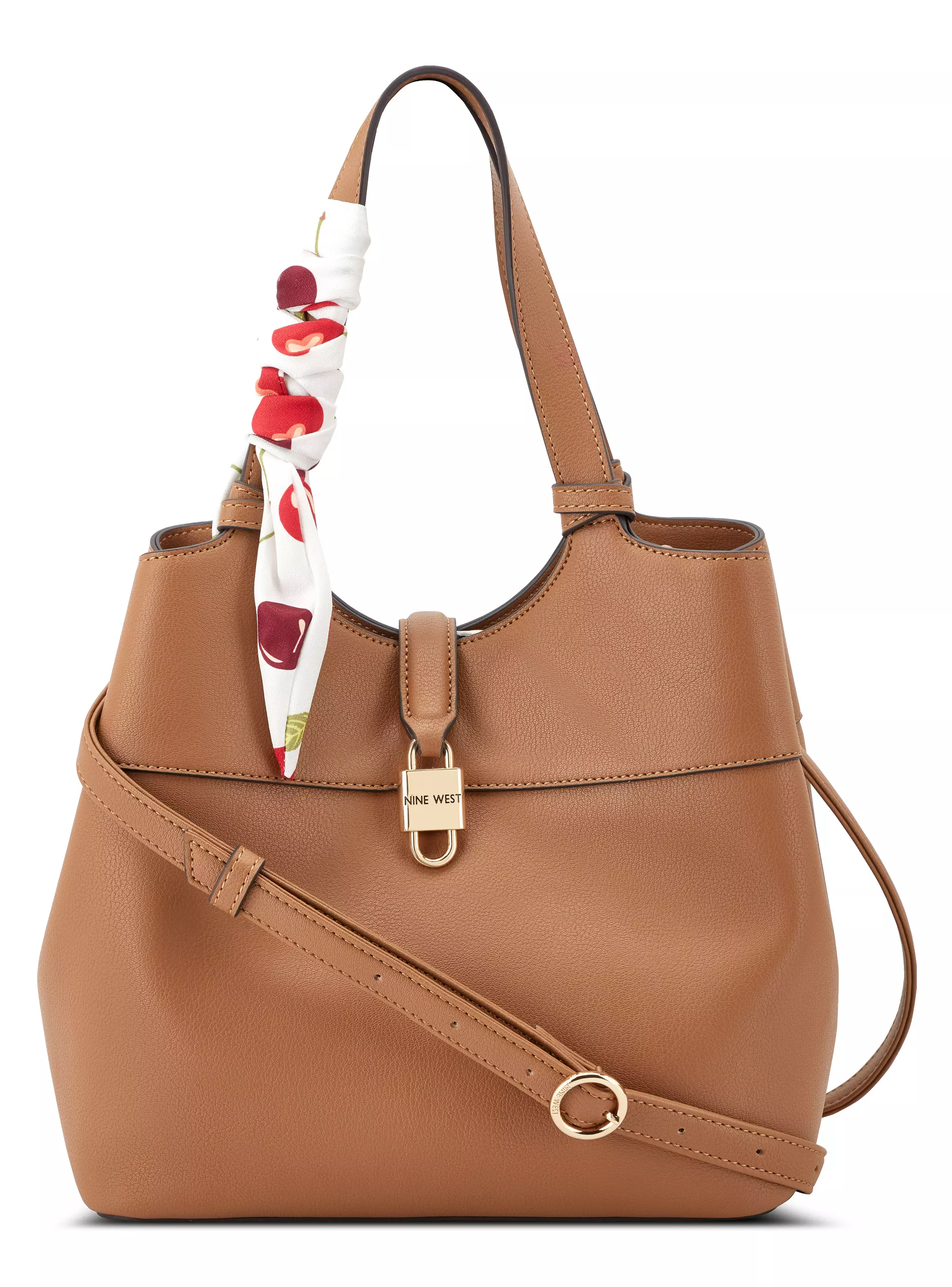 Cartera de Hombro Isolde y Bandolera Camel-0