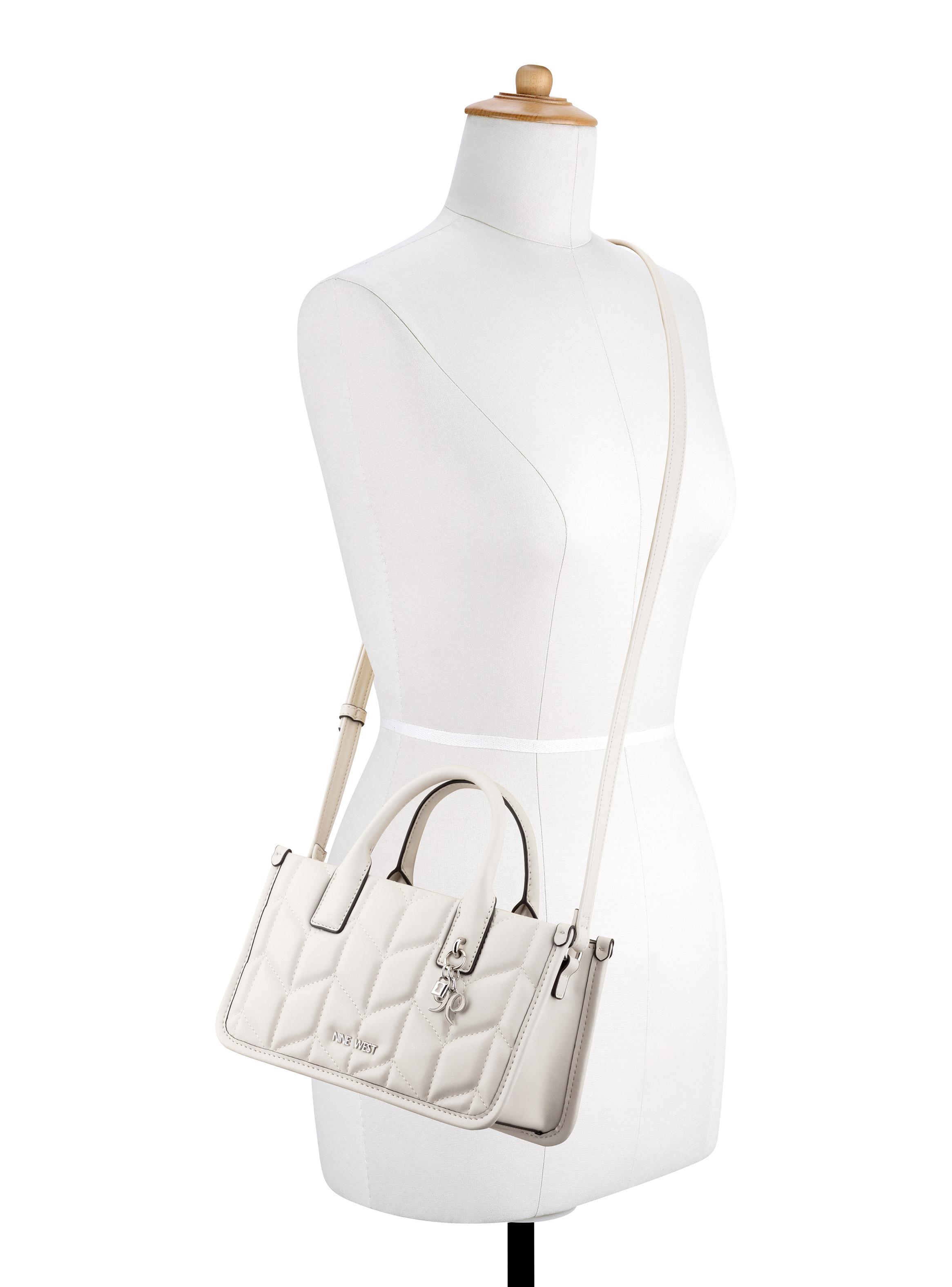 Cartera de Mano Mini Emberly Blanco-3