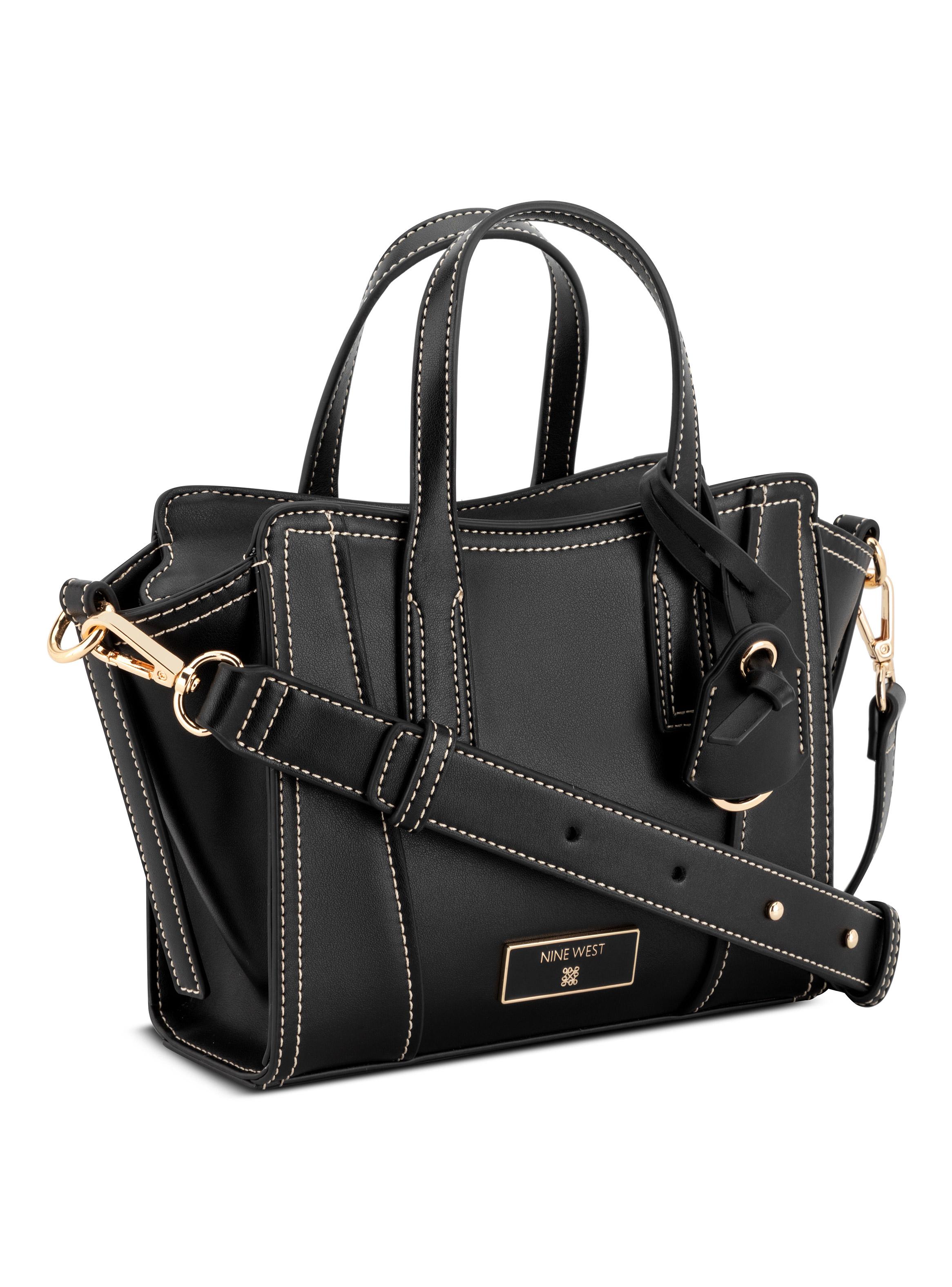 Cartera de Mano Mini Fleura Negro-2