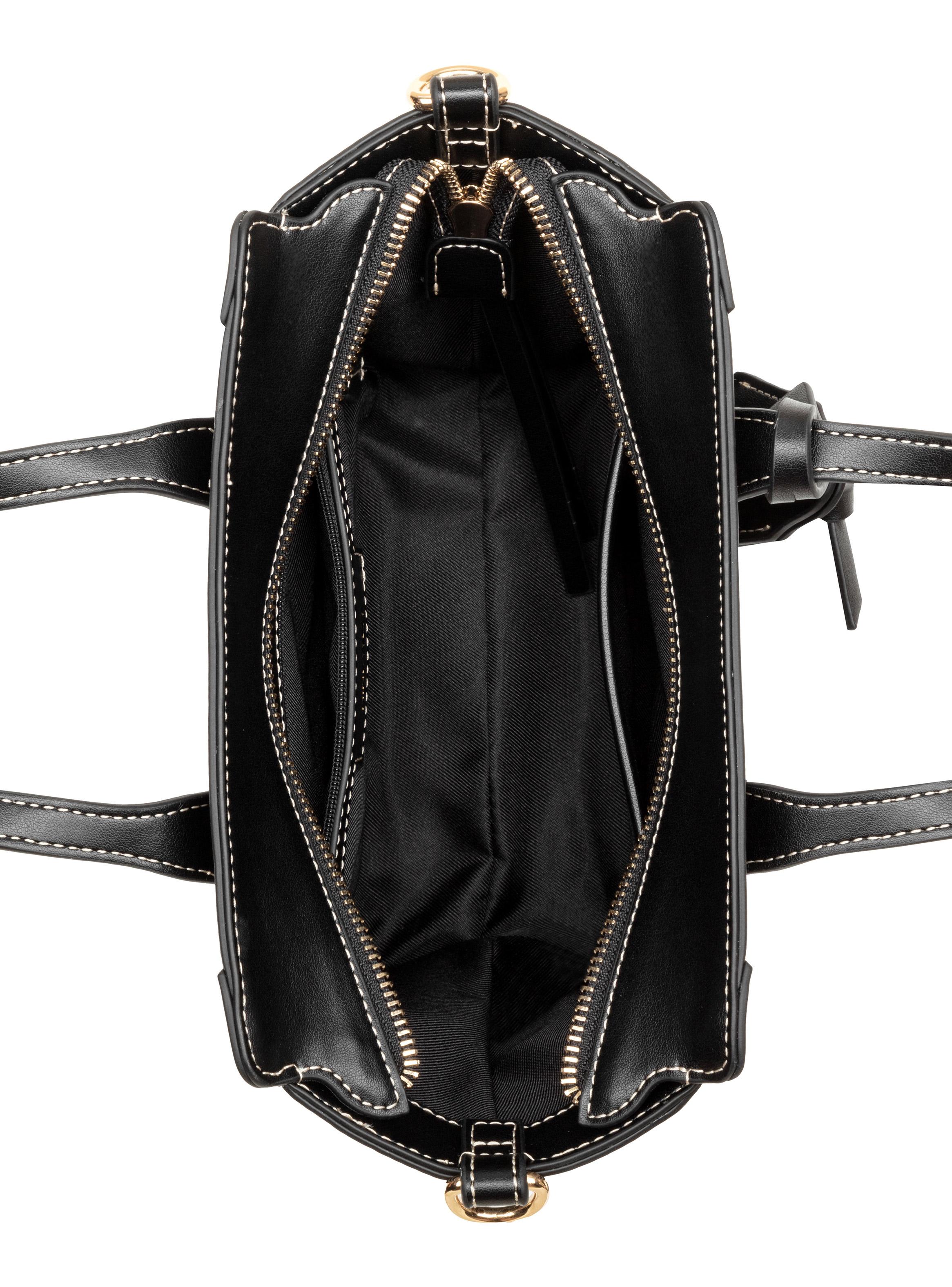 Cartera de Mano Mini Fleura Negro-1