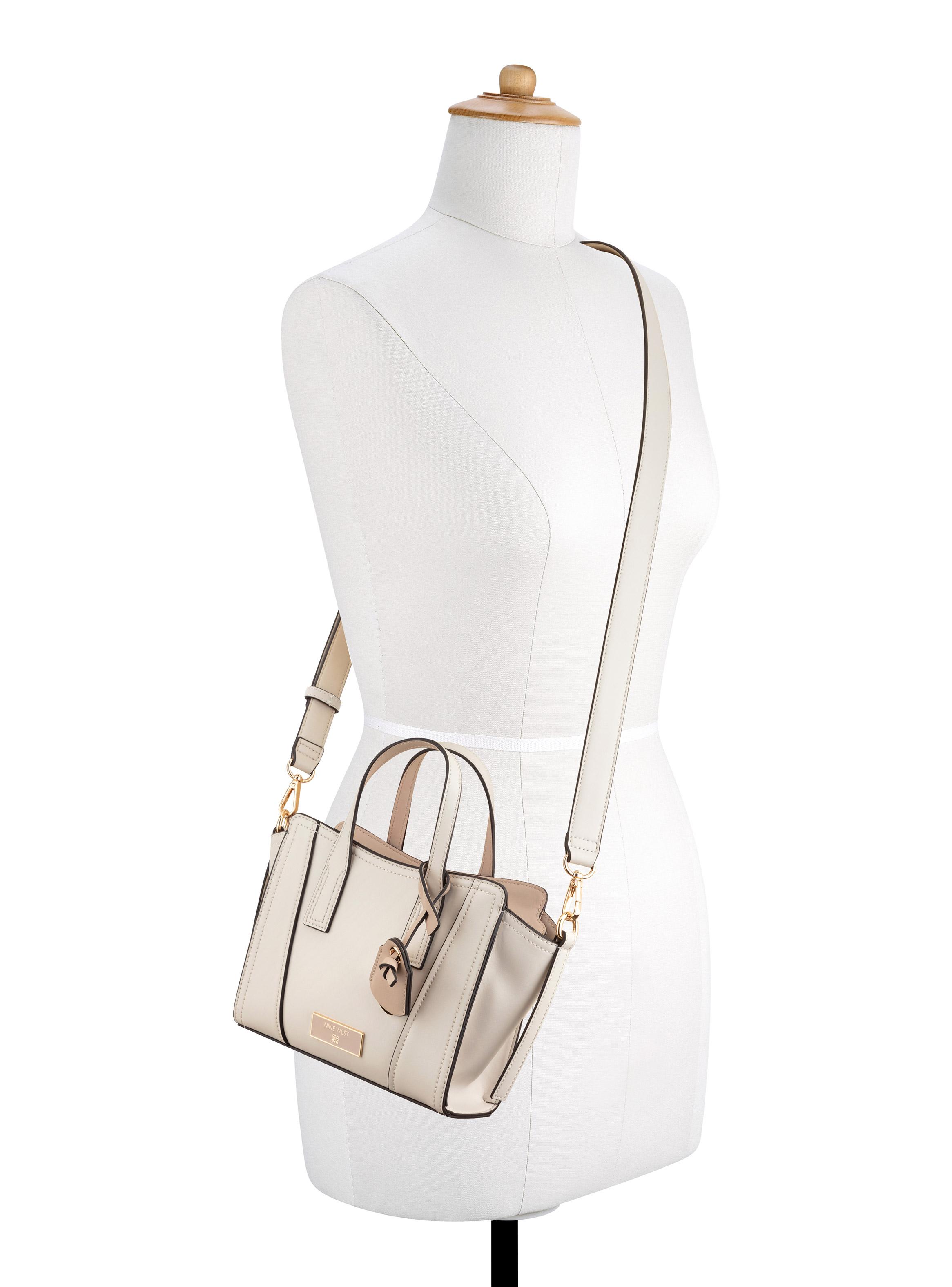 Cartera de Mano Mini Fleura Blanco-3