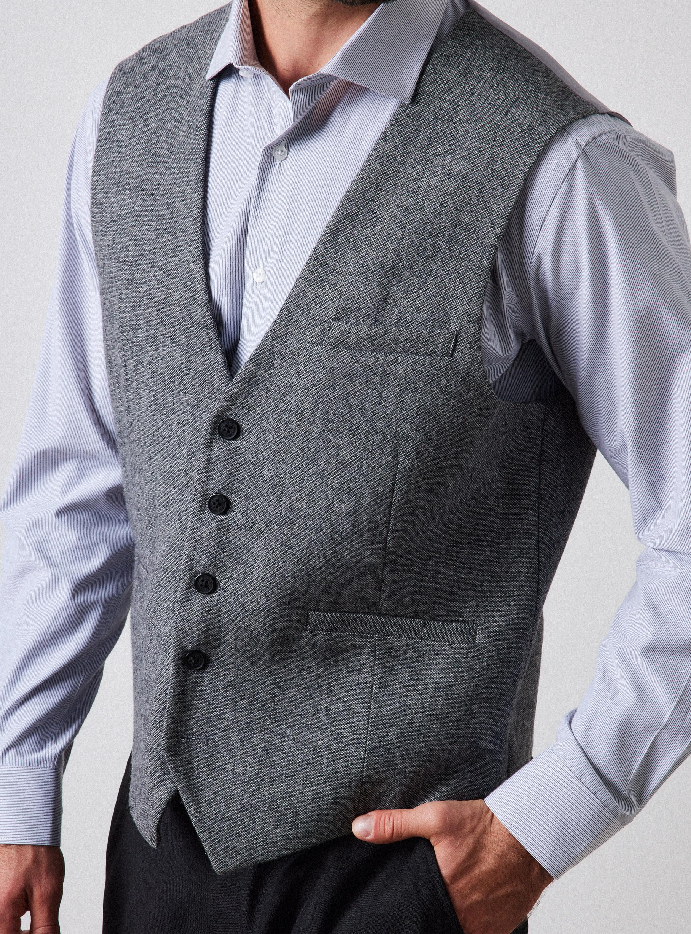 Chaleco Tweed Texturado-2