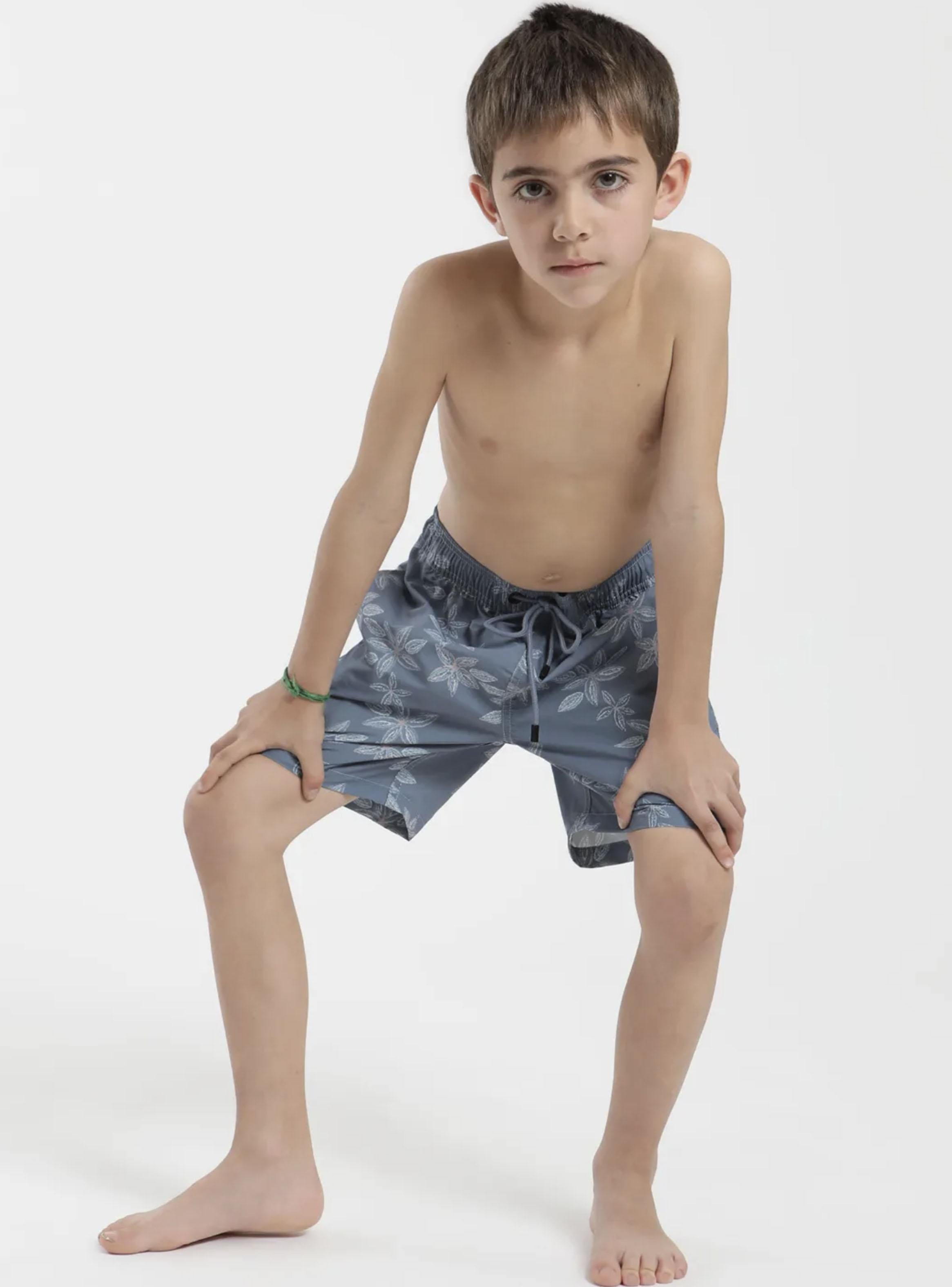 Traje de Baño Kids Classic Flores Nailon Reciclado-2